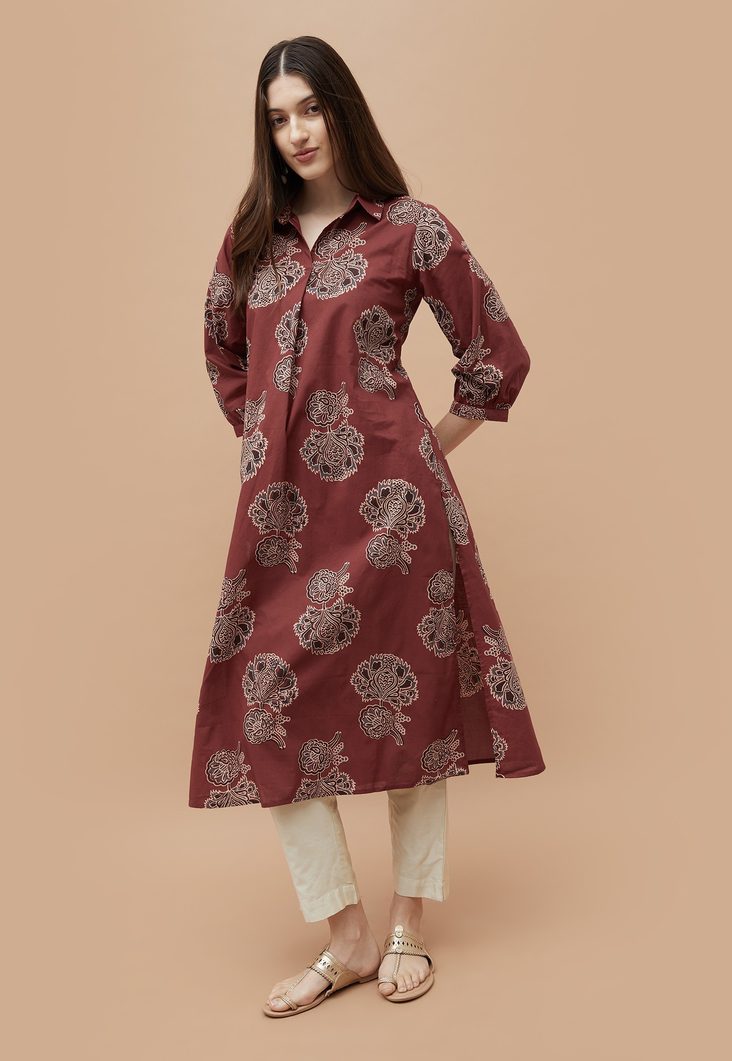 MELANGE Ethnic Motif Straight Kurta-picture-13