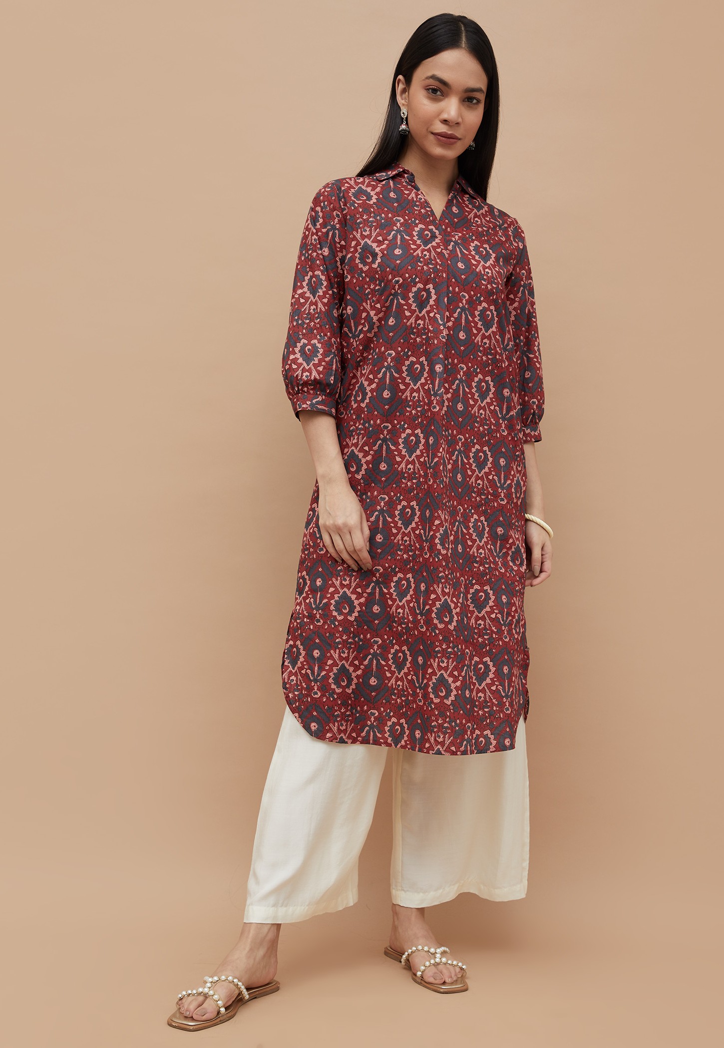 MELANGE Printed Straight Kurta-picture-37