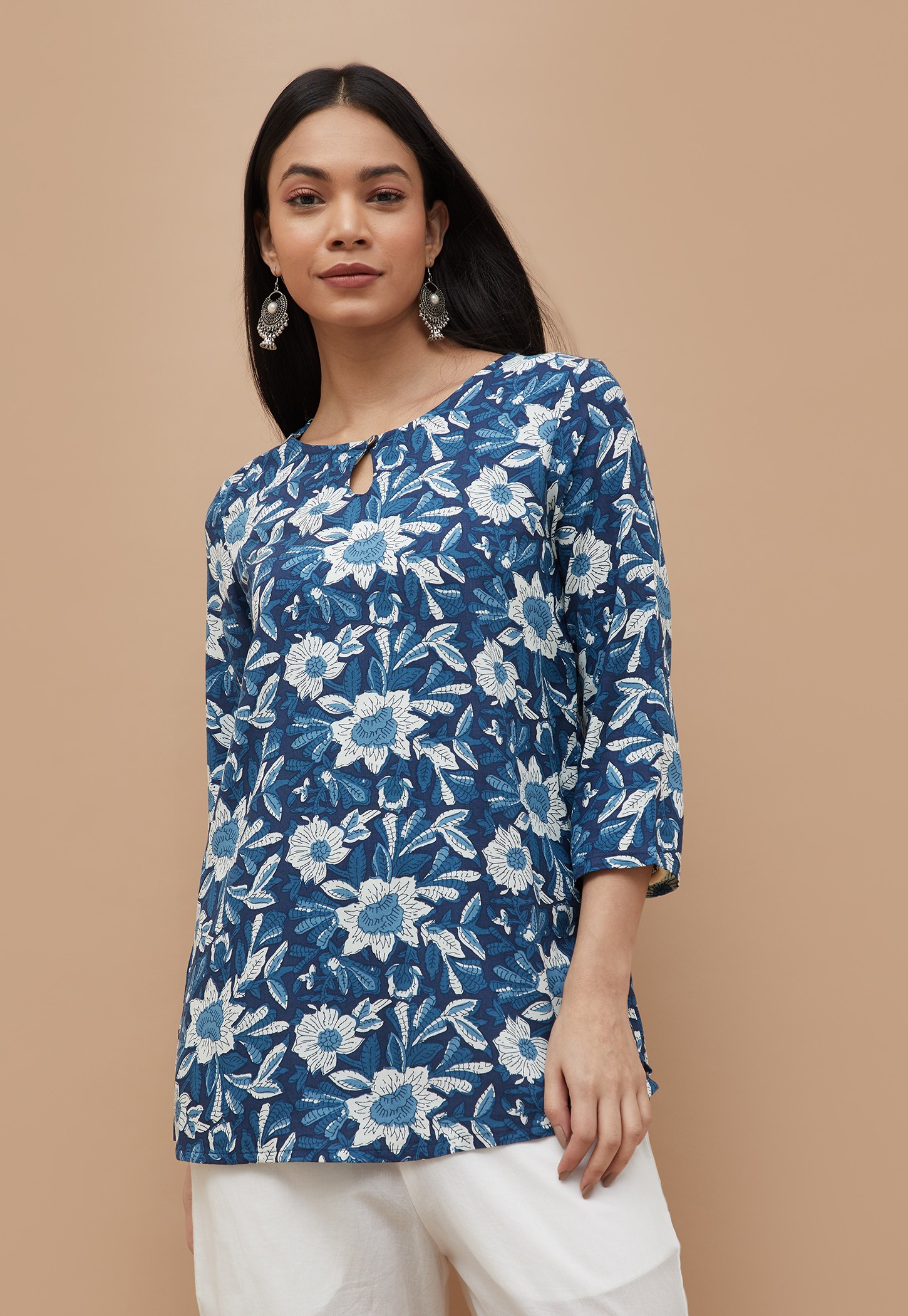 MELANGE Paisley Print Straight Kurti-picture-29
