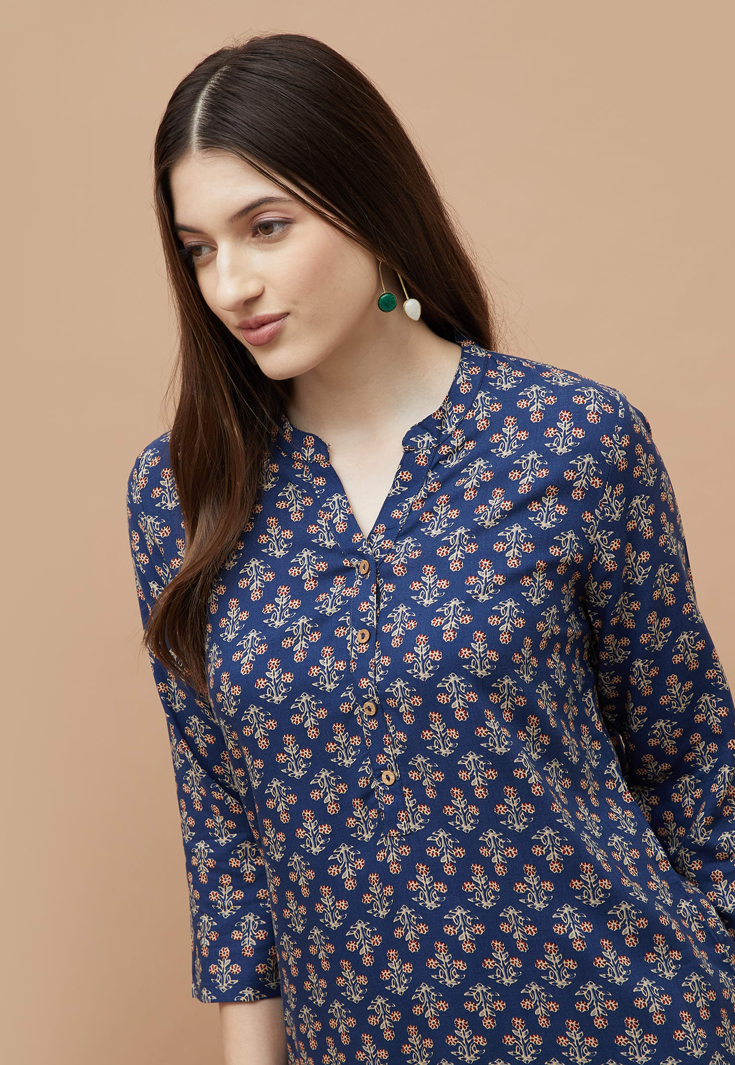 MELANGE Ethnic Motif Straight Kurti-picture-42
