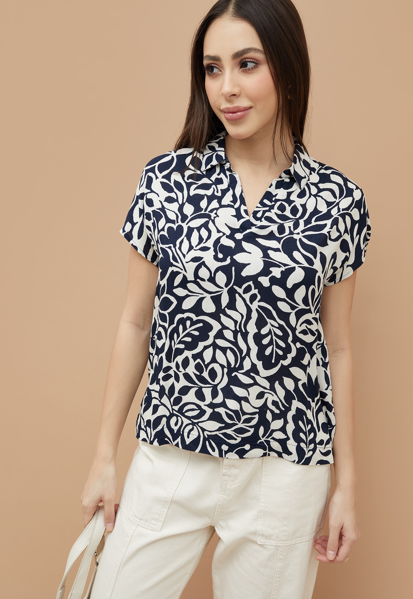FAME FOREVER Floral Print Collared Top-picture-26