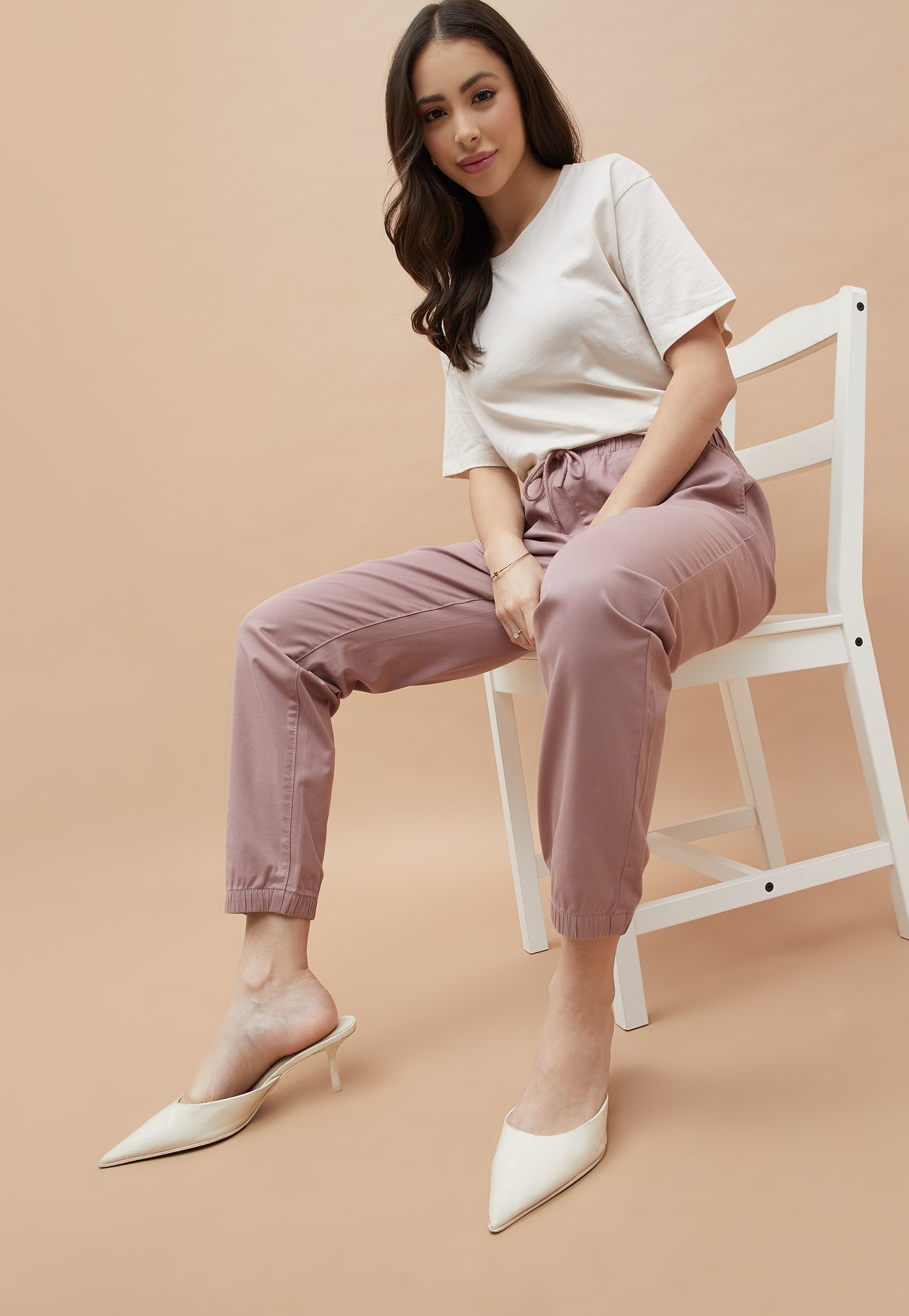 FAME FOREVER Solid Jogger Style Pants-picture-16