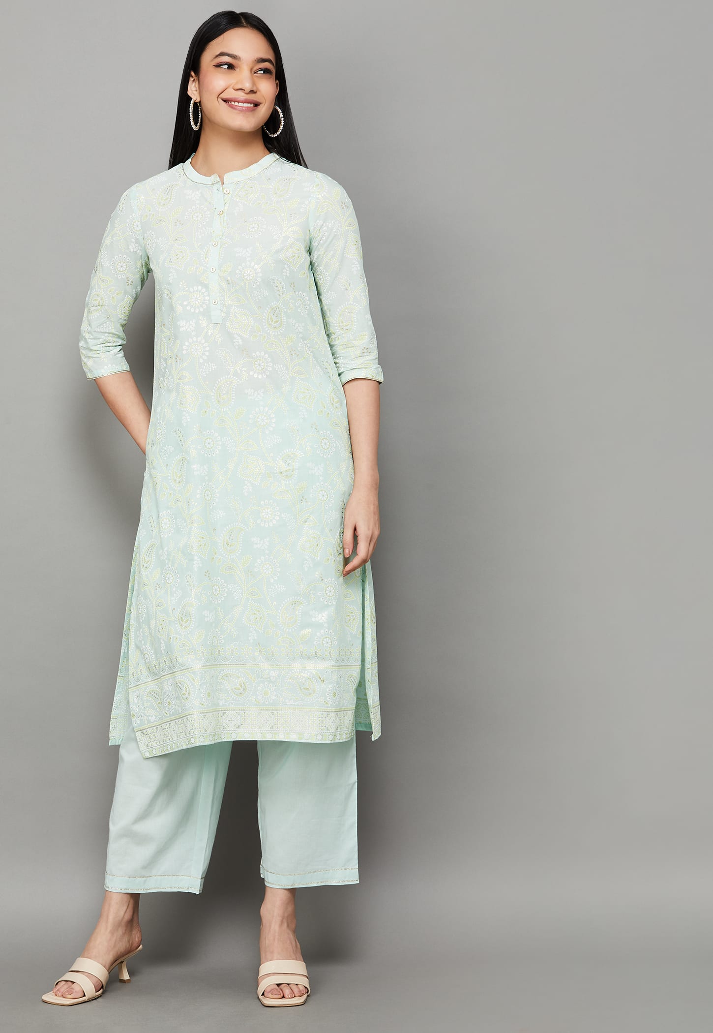 AURELIA Printed Straight Kurta Set-picture-34