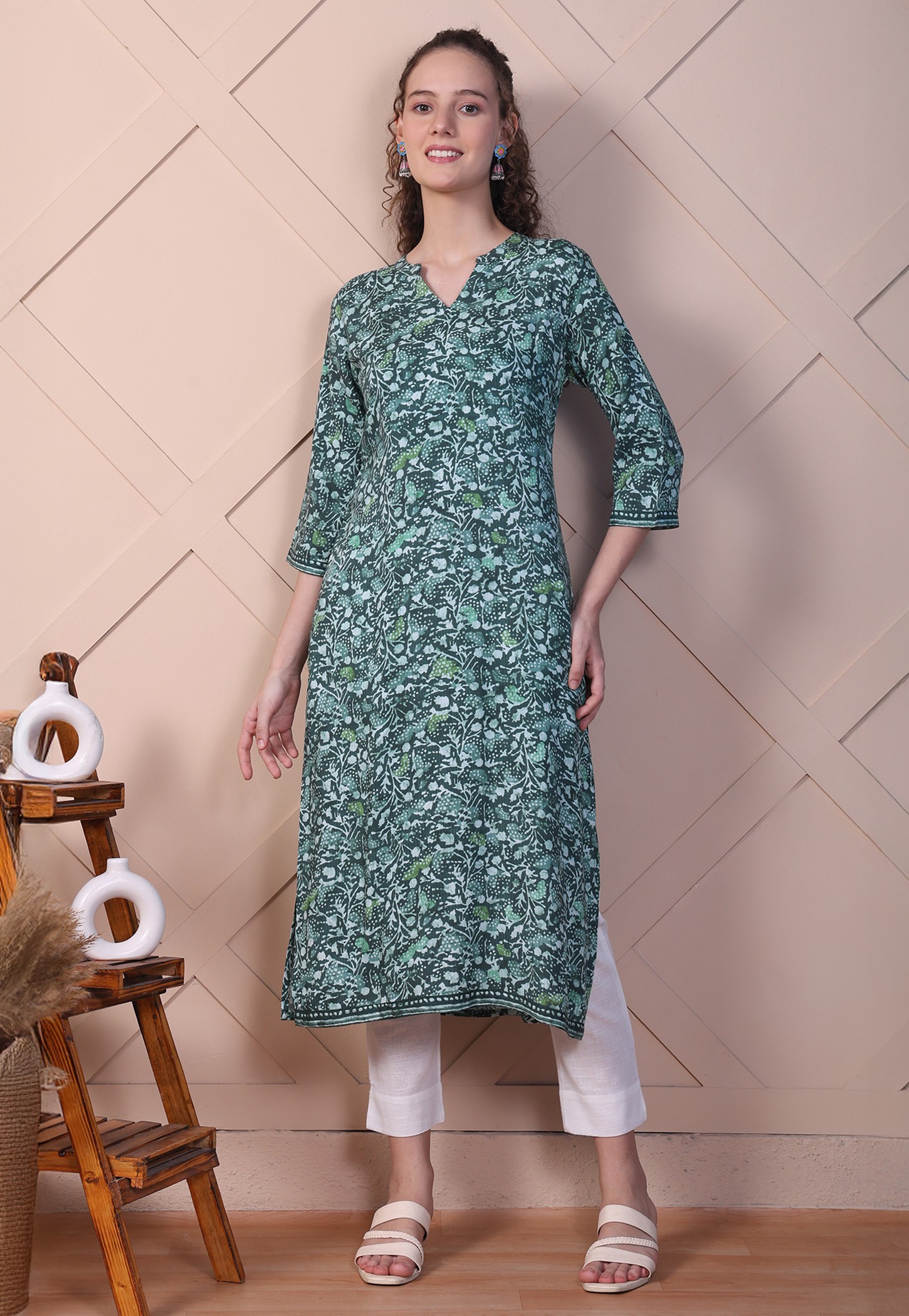 AURELIA Printed Straight Kurta-picture-26