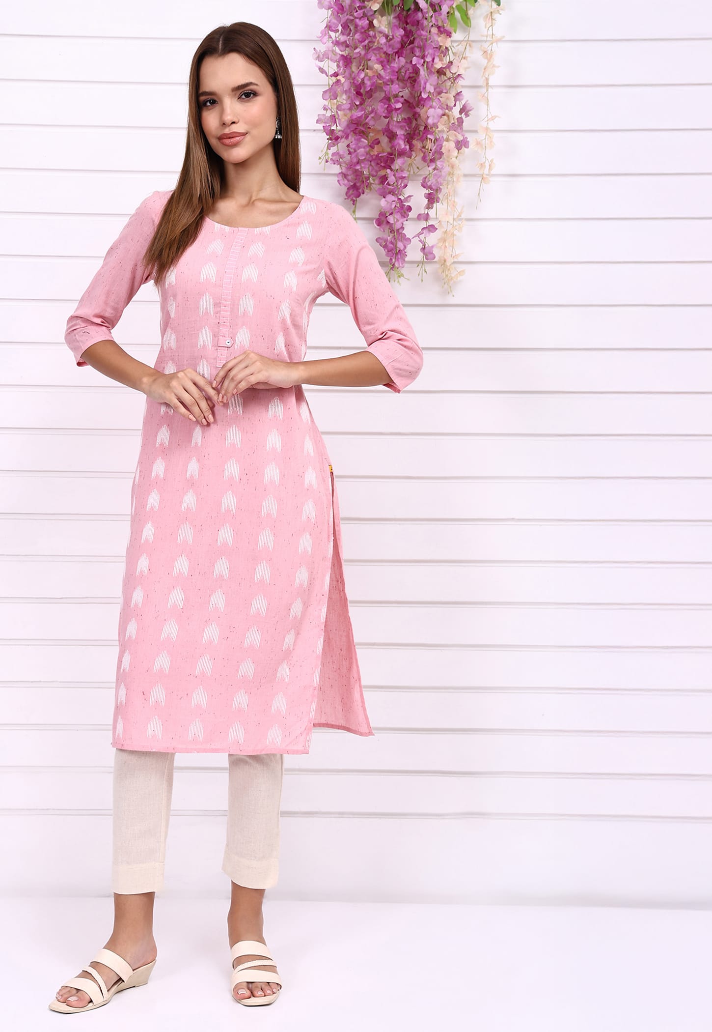AURELIA Ethnic Motif Straight Kurta-picture-21