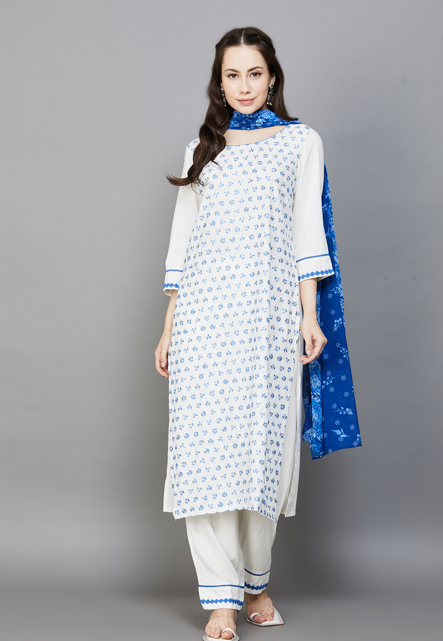AURELIA Floral Print Kurta Set-picture-28