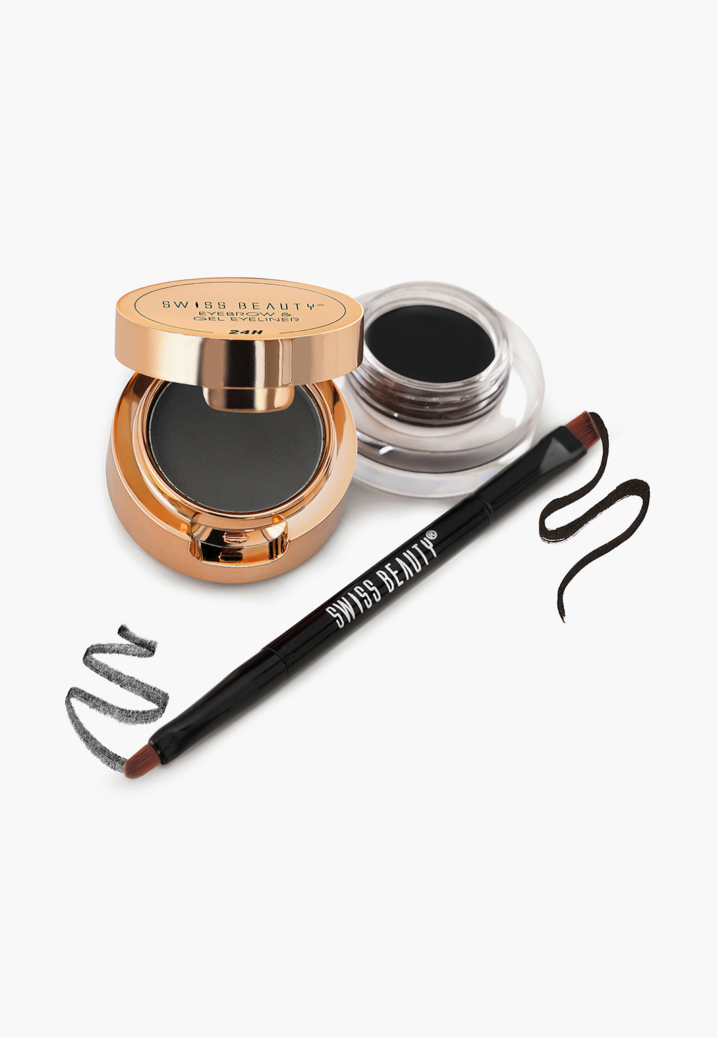 SWISS BEAUTY 2 In 1 Eyebrow & Gel Eyeliner - Brown - 7g-picture-13