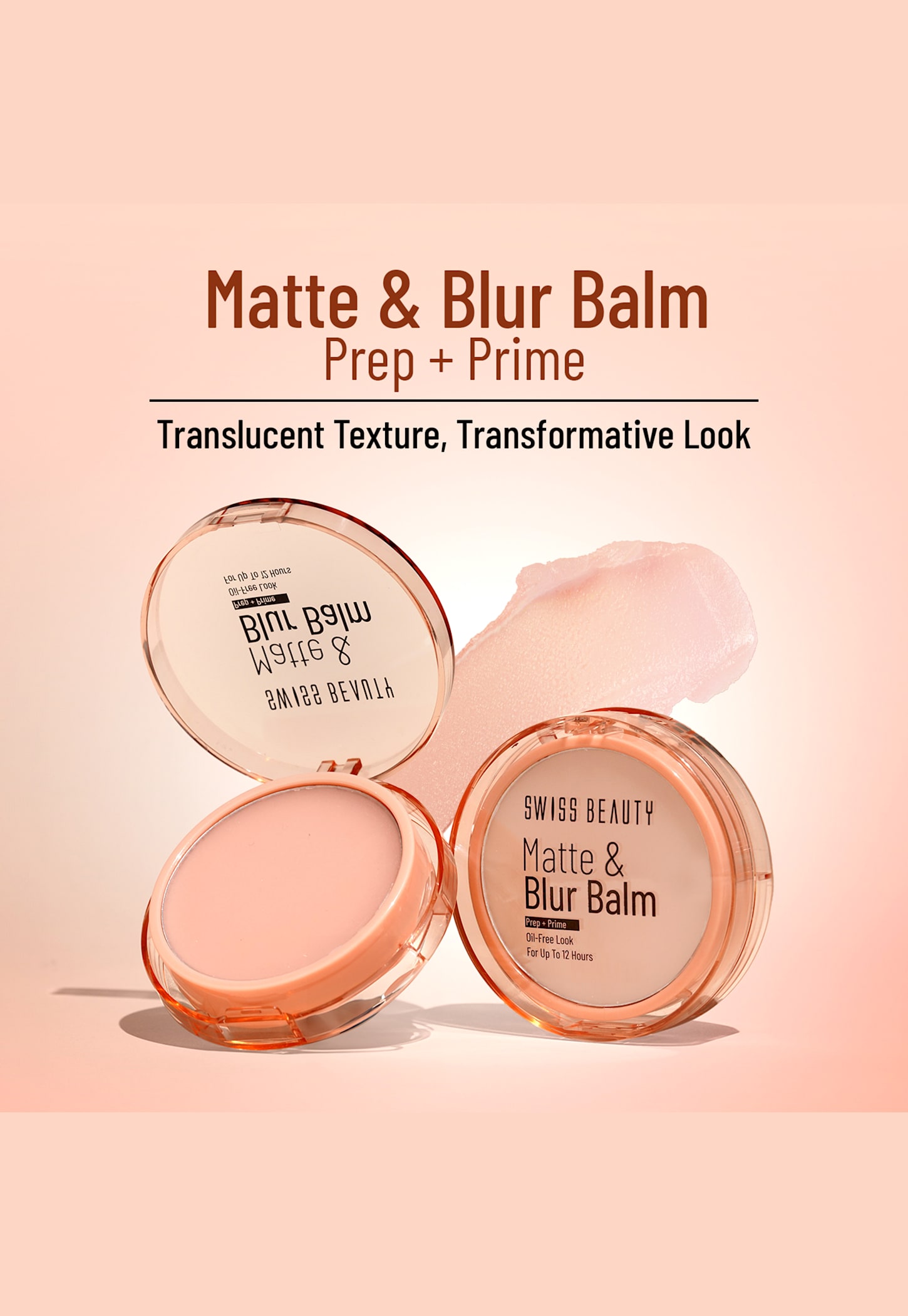 SWISS BEAUTY Matte & Blur Balm Prep + Prime - 8g-image-39