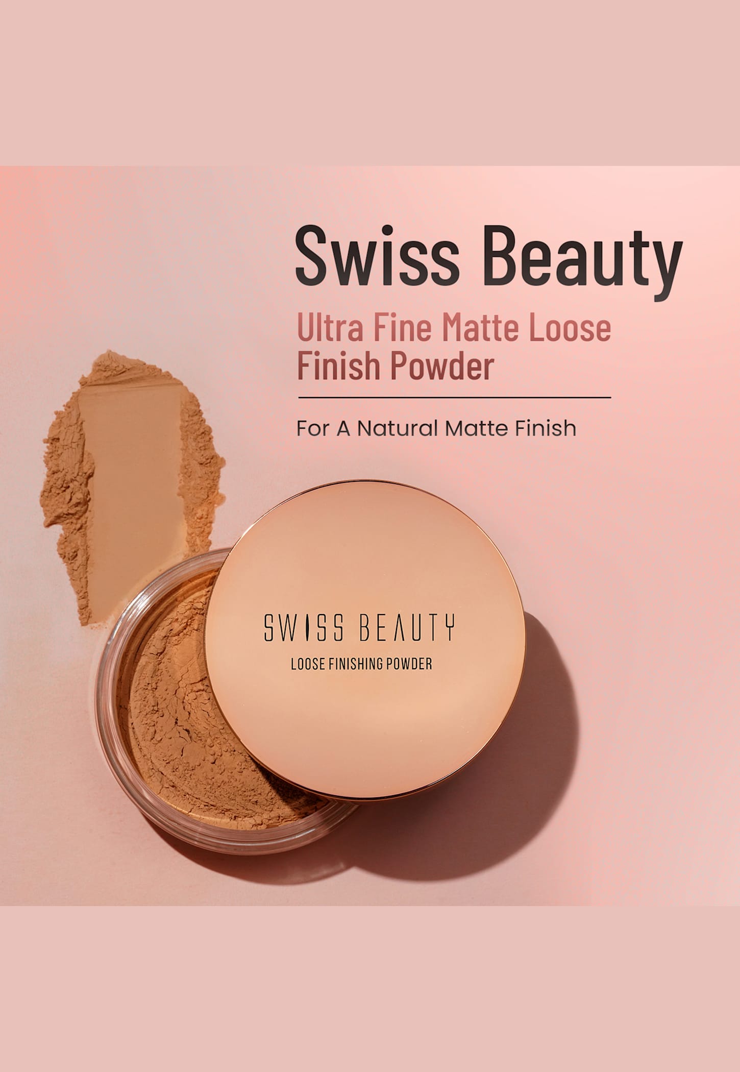 SWISS BEAUTY Ultra Fine Loose Finish Powder - 02 Banana Powder - 10g-image-3