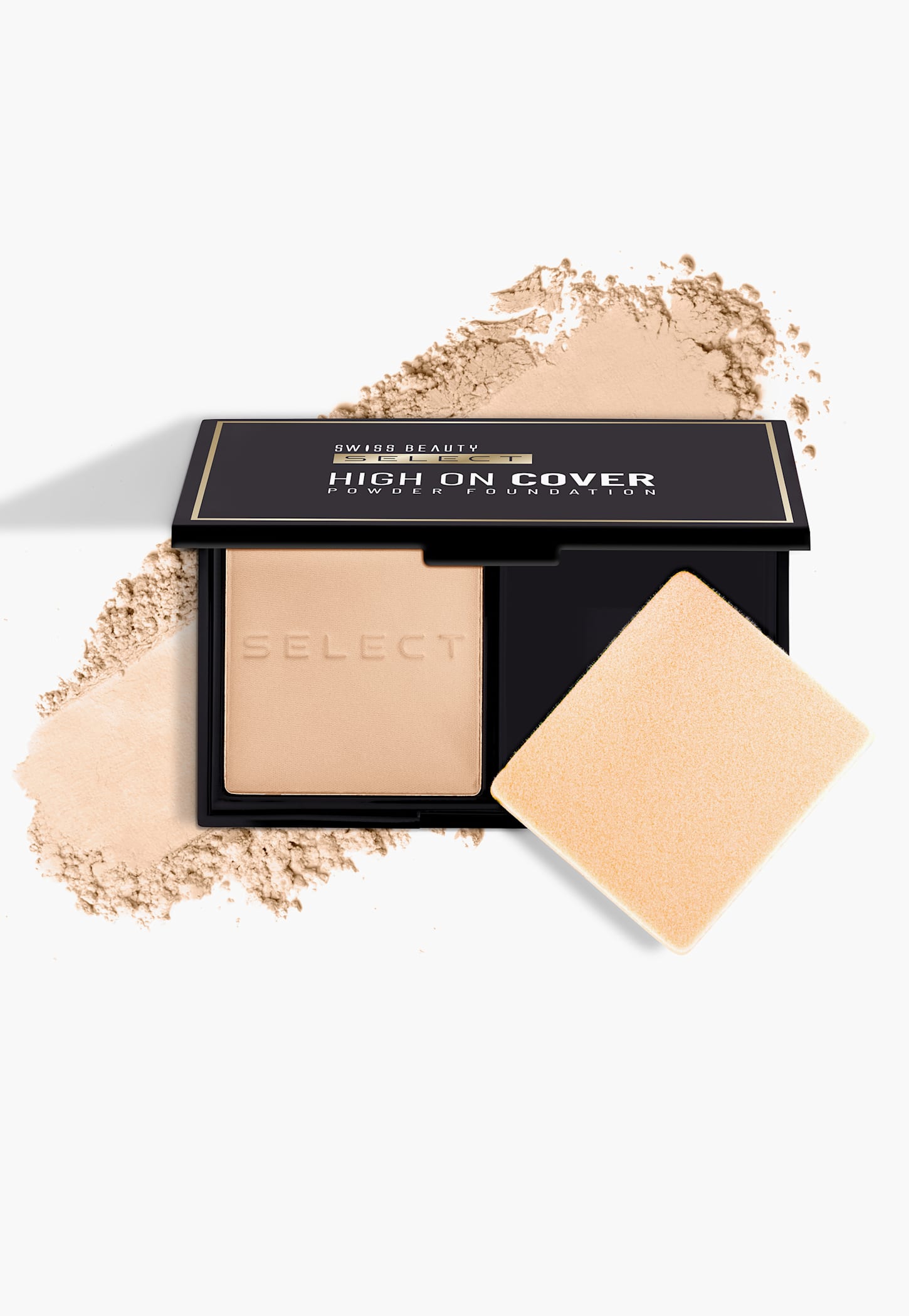 SWISS BEAUTY Select High On Cover Powder Foundation - Fresh Beige - 5.5g-image-4