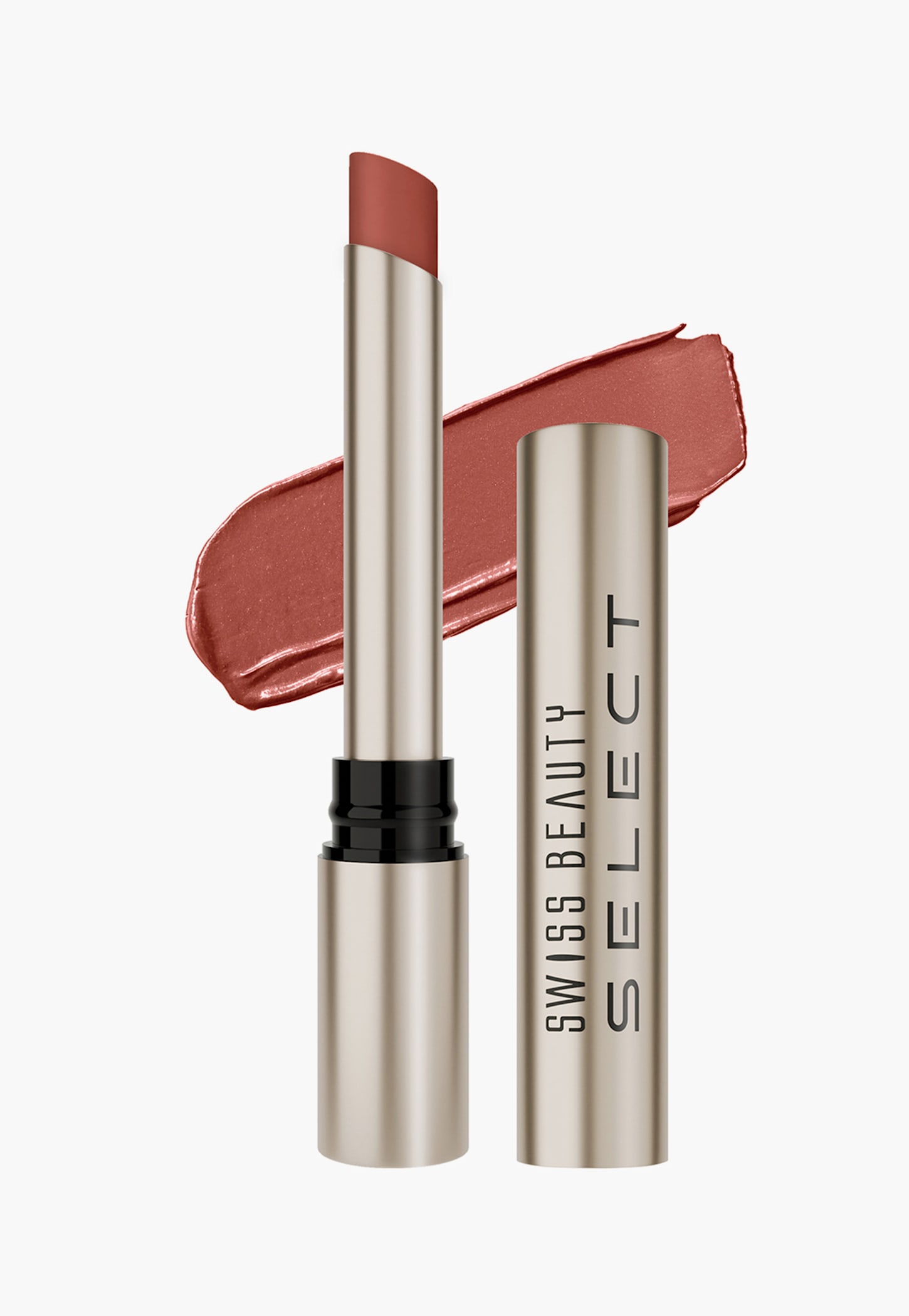 SWISS BEAUTY Select High On Shine Lipstick - 02 Ultra Nude - 1g-picture-30