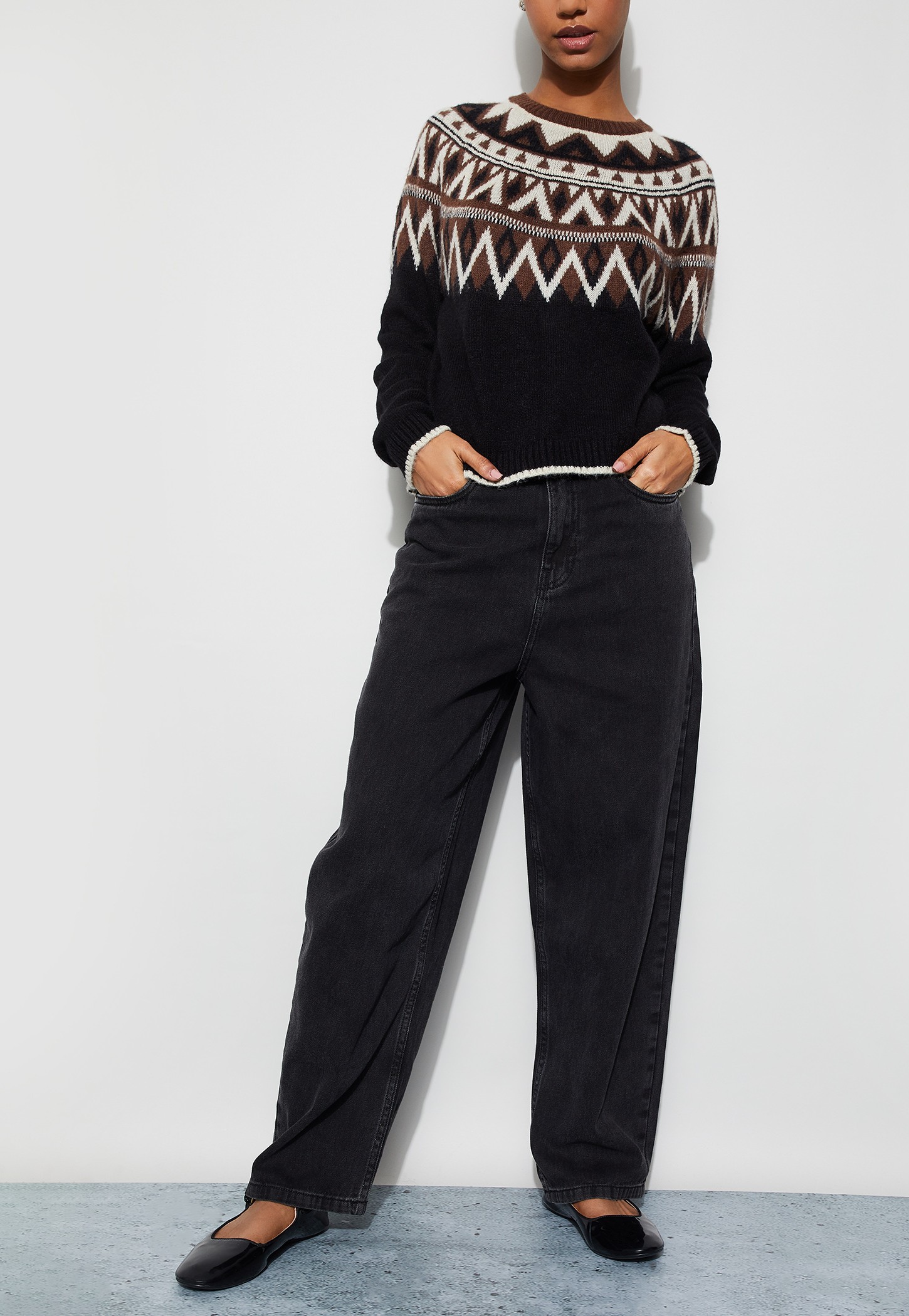 GINGER Solid Barrel Jeans-picture-25