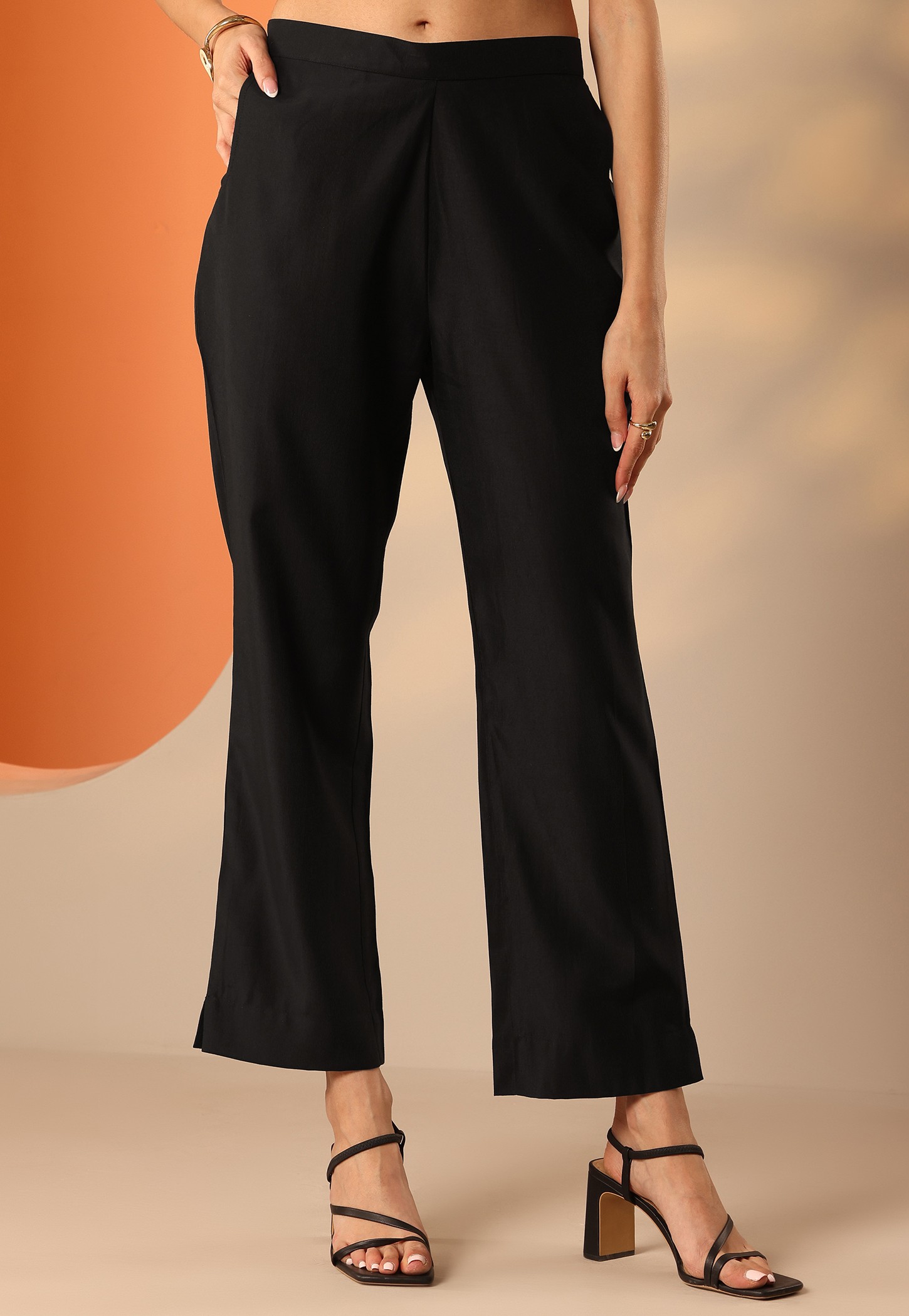 LIBAS Solid Straight Pants-picture-50