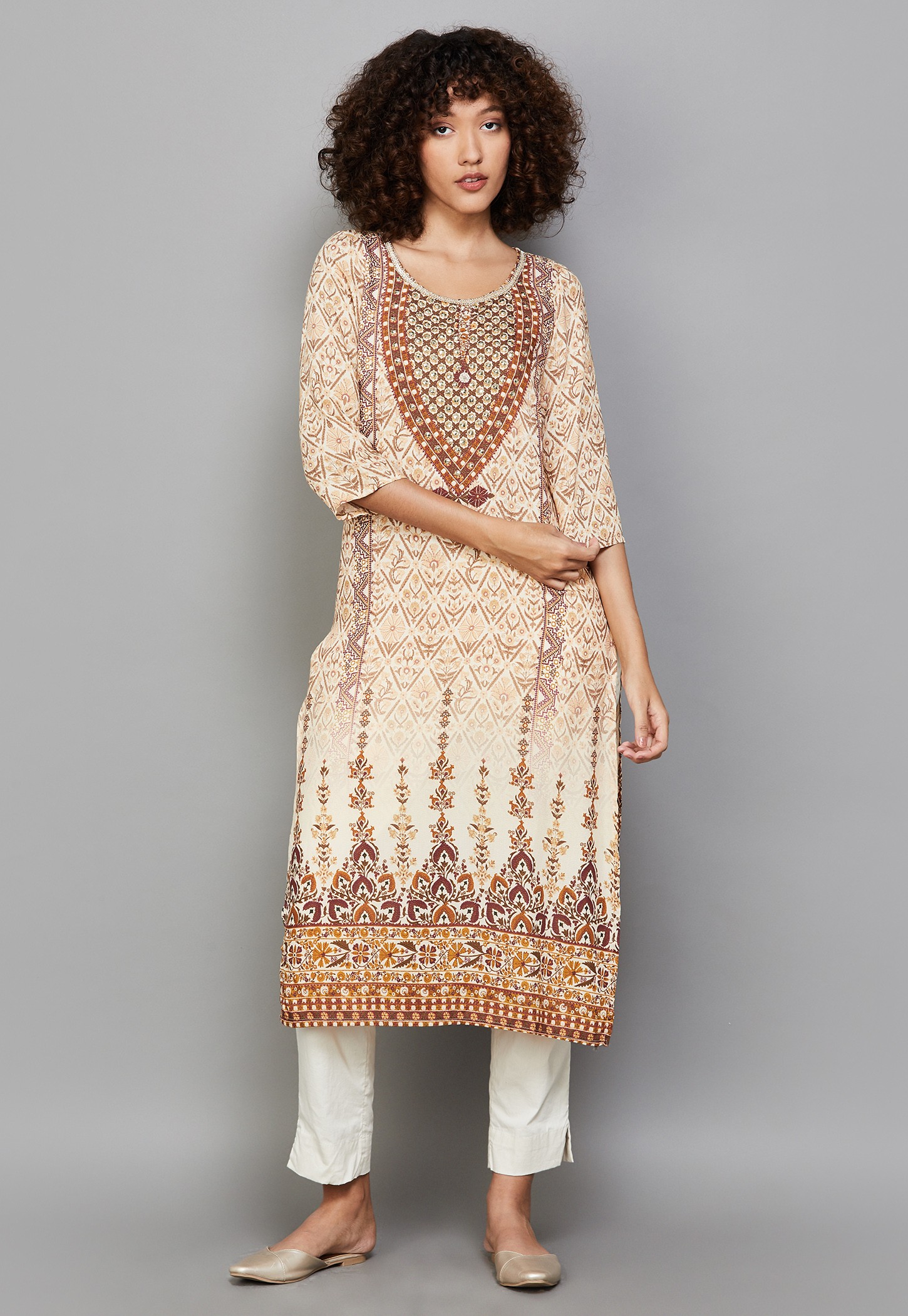 AURELIA Ethnic Motif Straight Kurta-picture-20