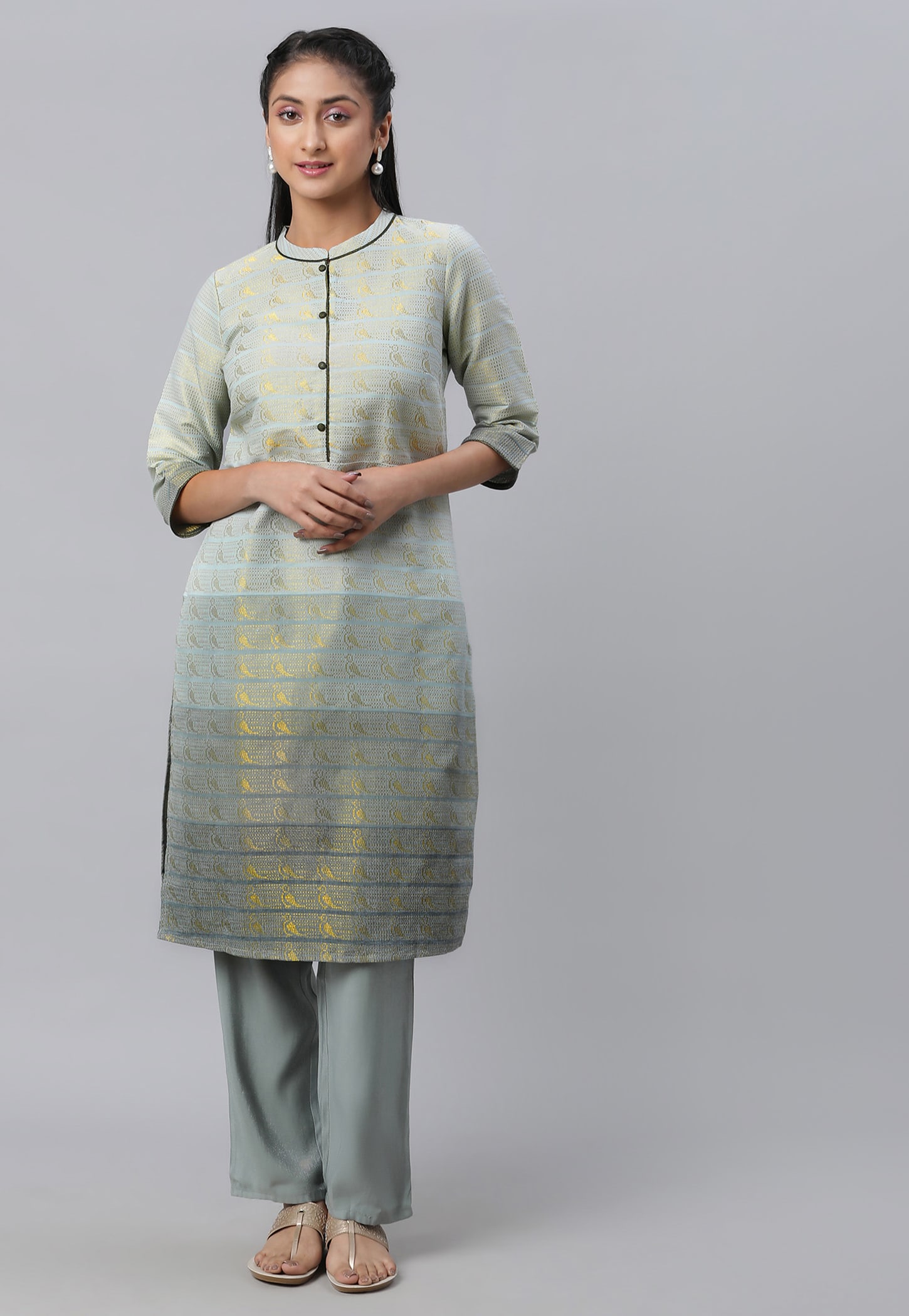 AURELIA Printed Straight Kurta-image-44