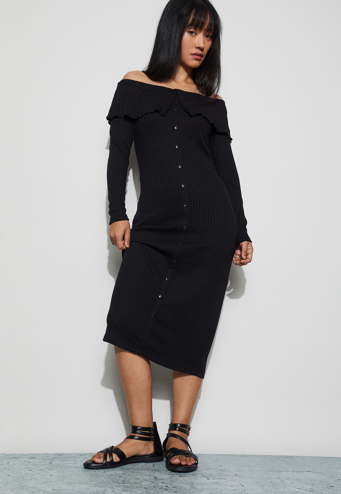 GINGER Knitted Shift Dress-picture-18