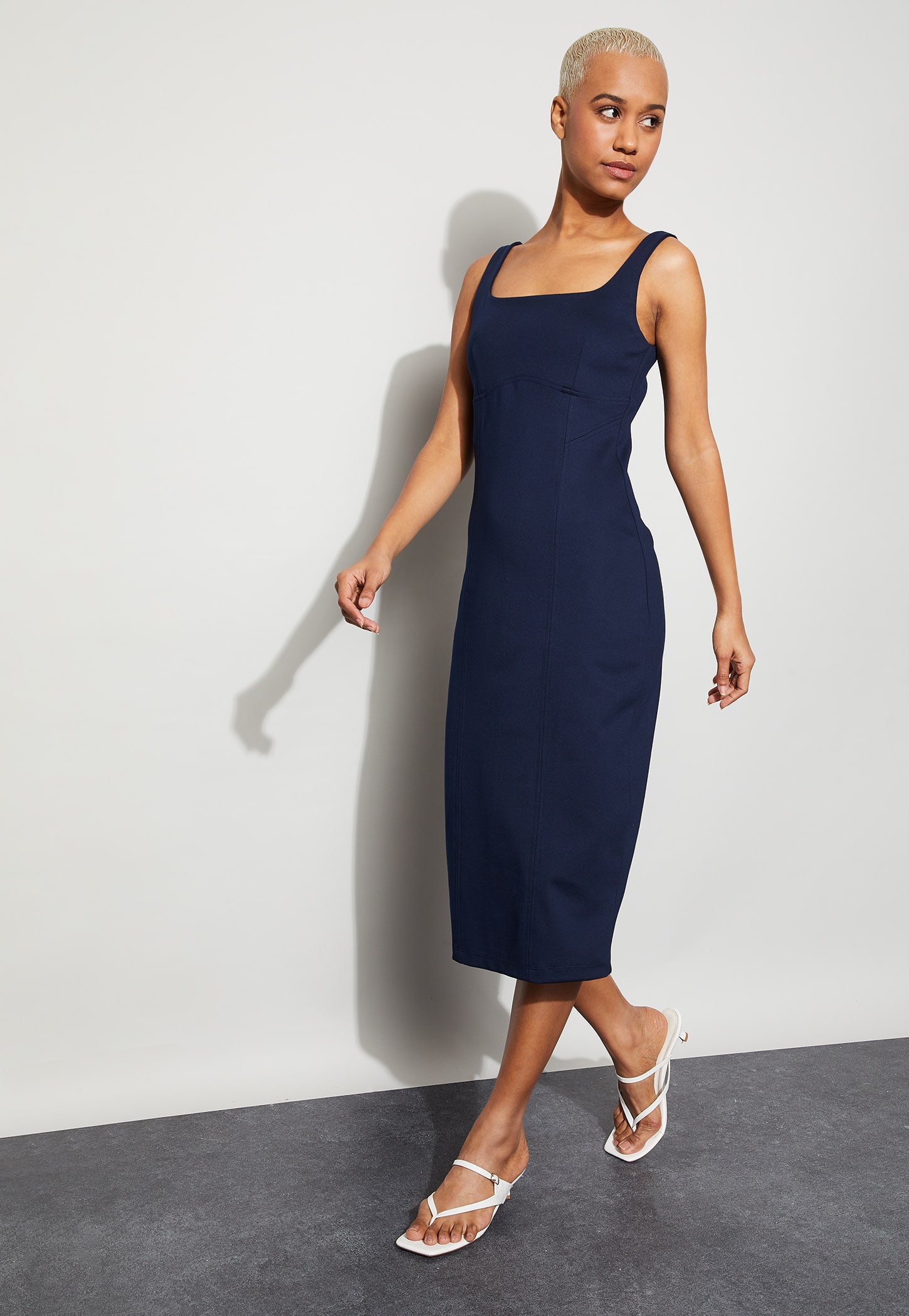 GINGER Panelled Sheath Dress-picture-13