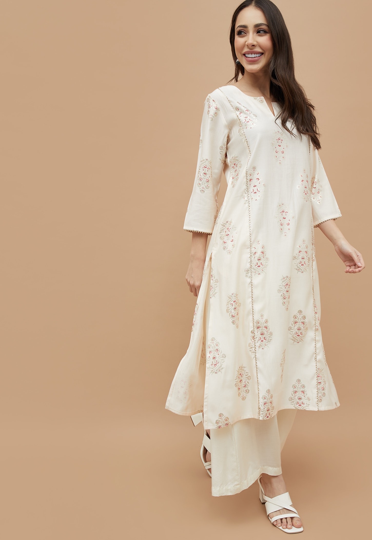MELANGE Printed Straight Kurta-picture-29