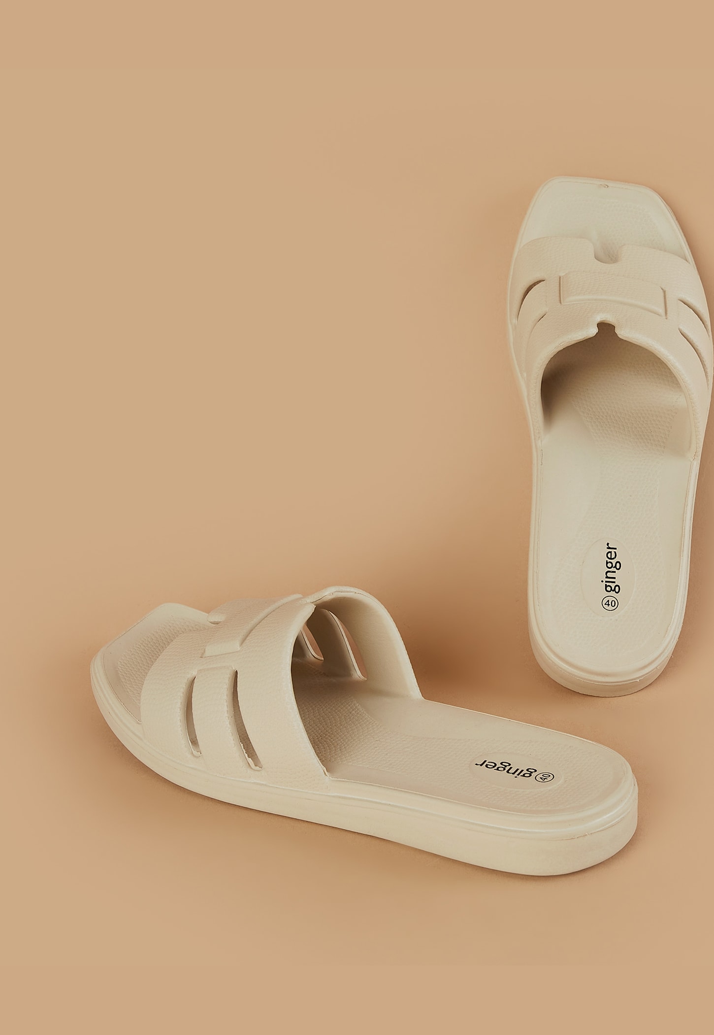GINGER Textured Cut-Out Flats-image-20