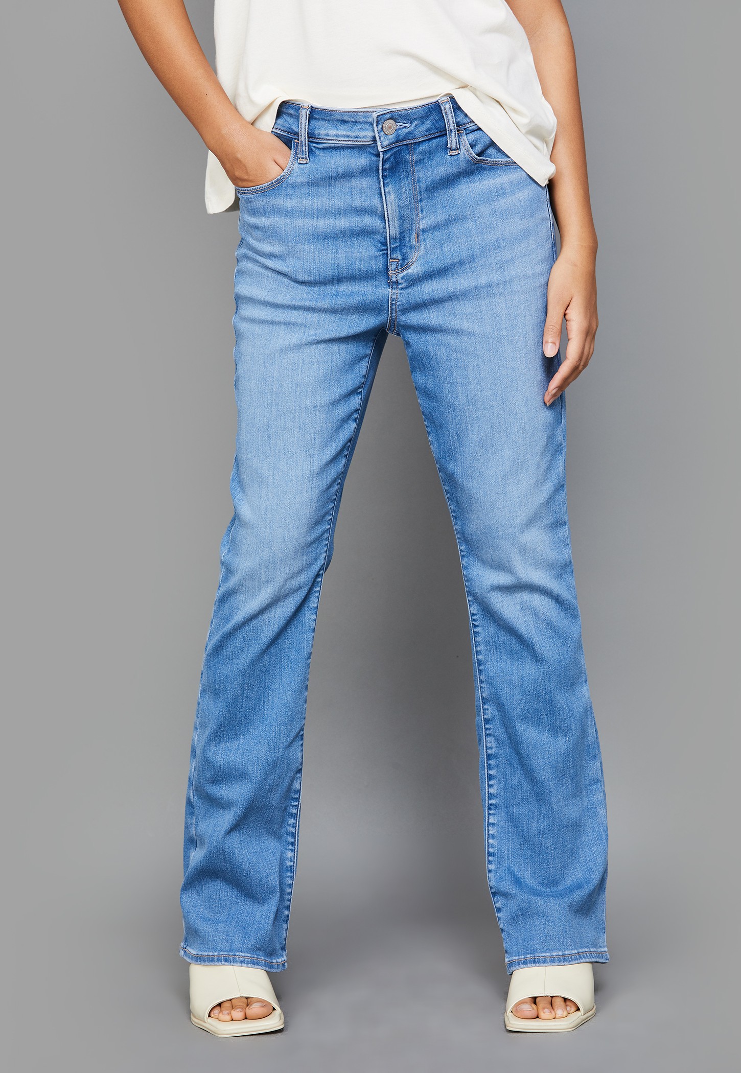 AMERICAN EAGLE Washed Bootcut Jeans-picture-21