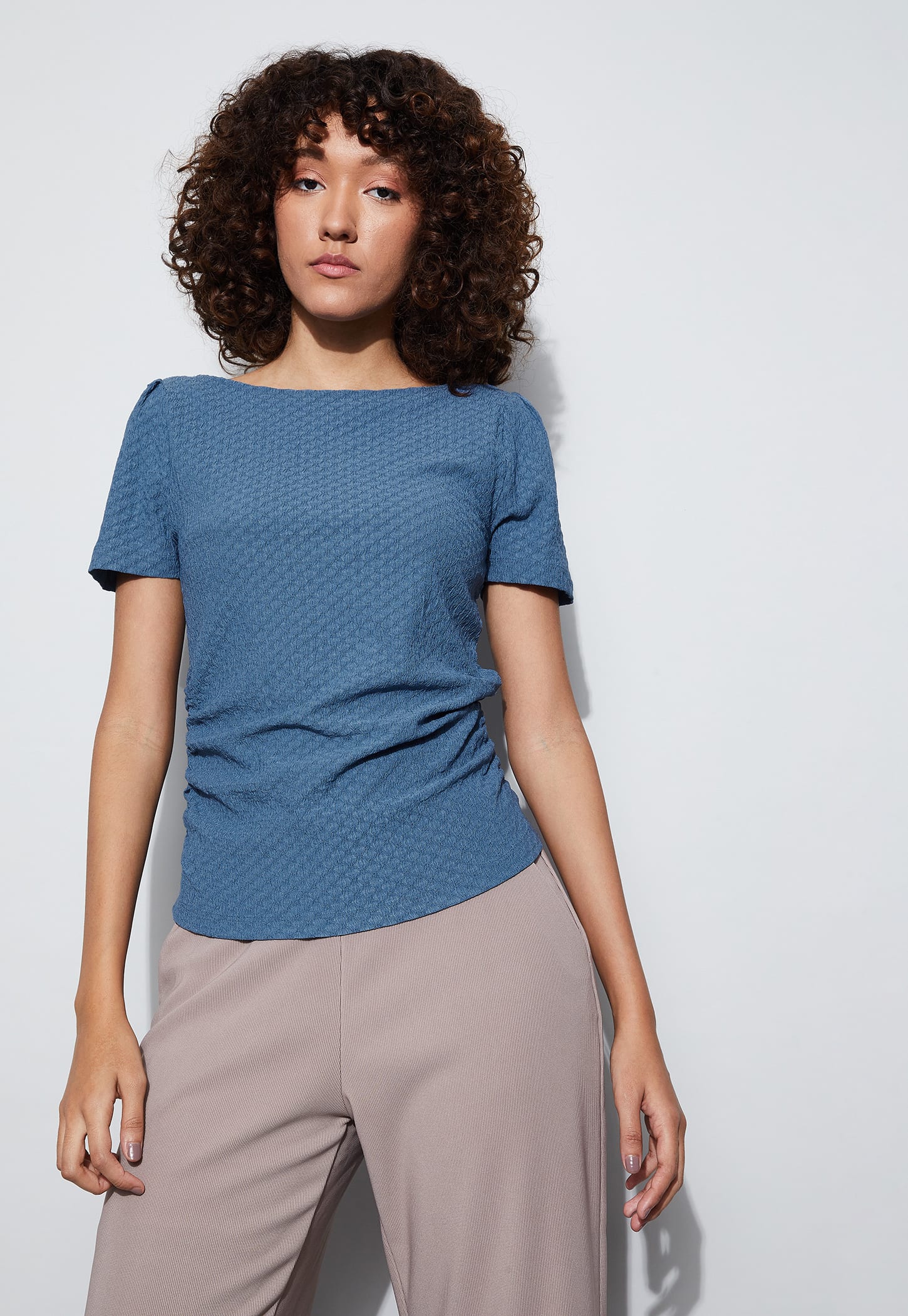 CODE Textured T-shirt-picture-35
