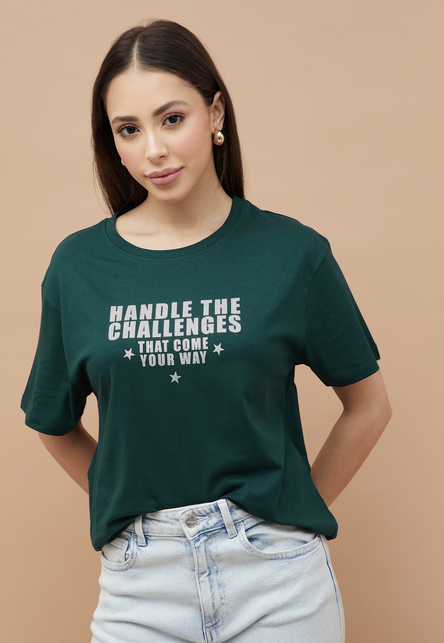 FAME FOREVER Typographic Print T-shirt-image-20