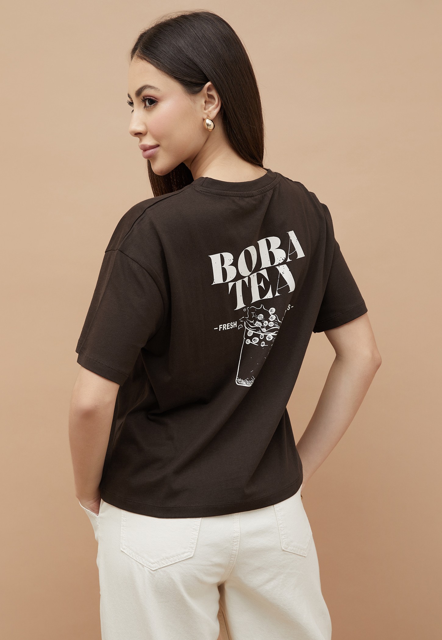 FAME FOREVER Back Print T-shirt-image-20