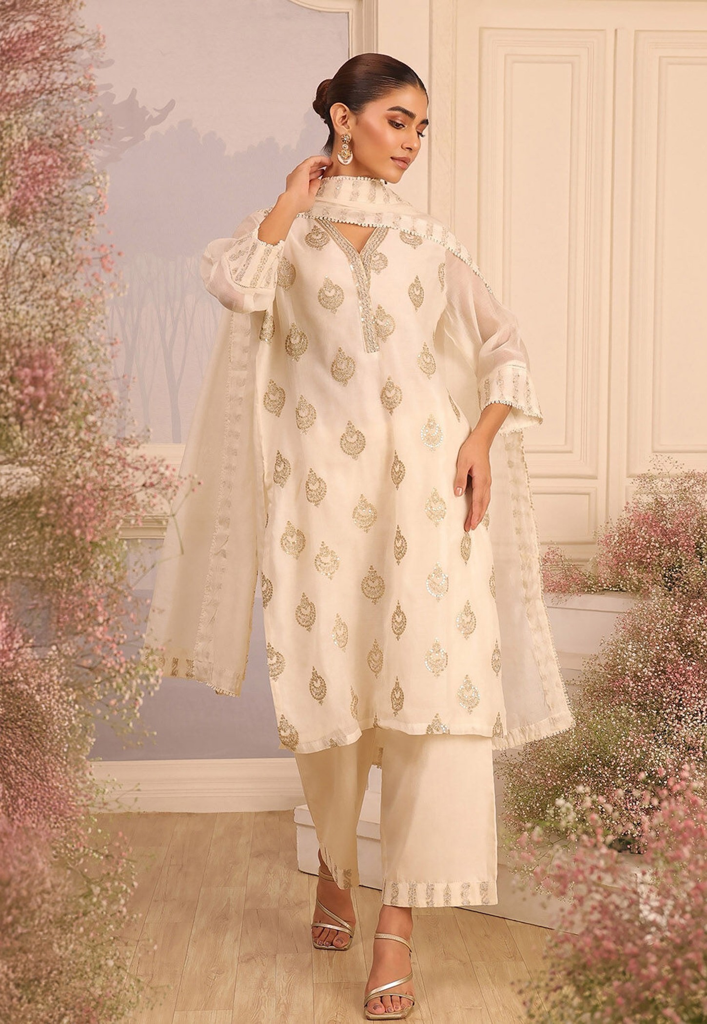 BIBA Embroidered Straight Kurta Set-picture-20