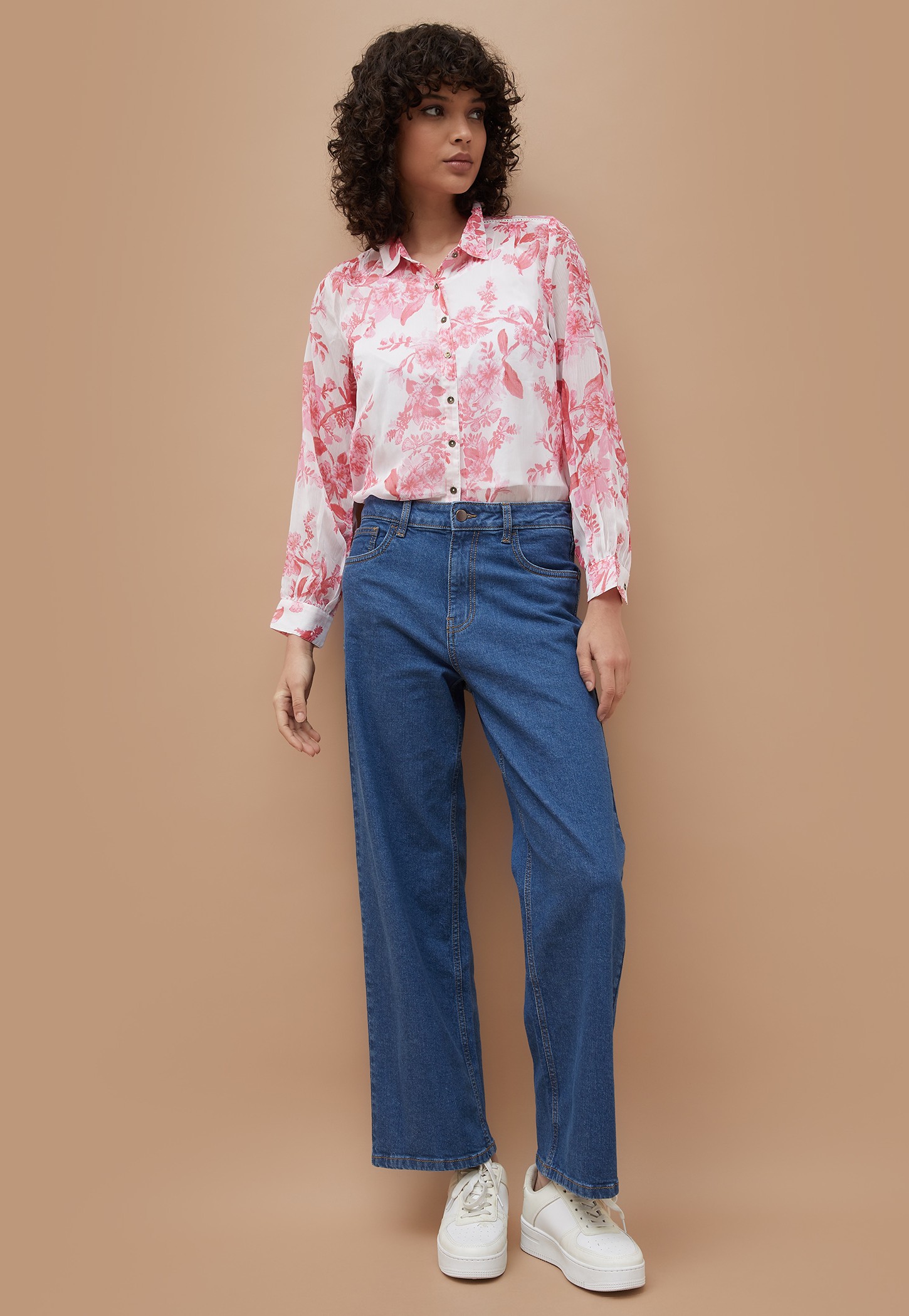 COLOUR ME Solid Mom Fit Jeans-image-11