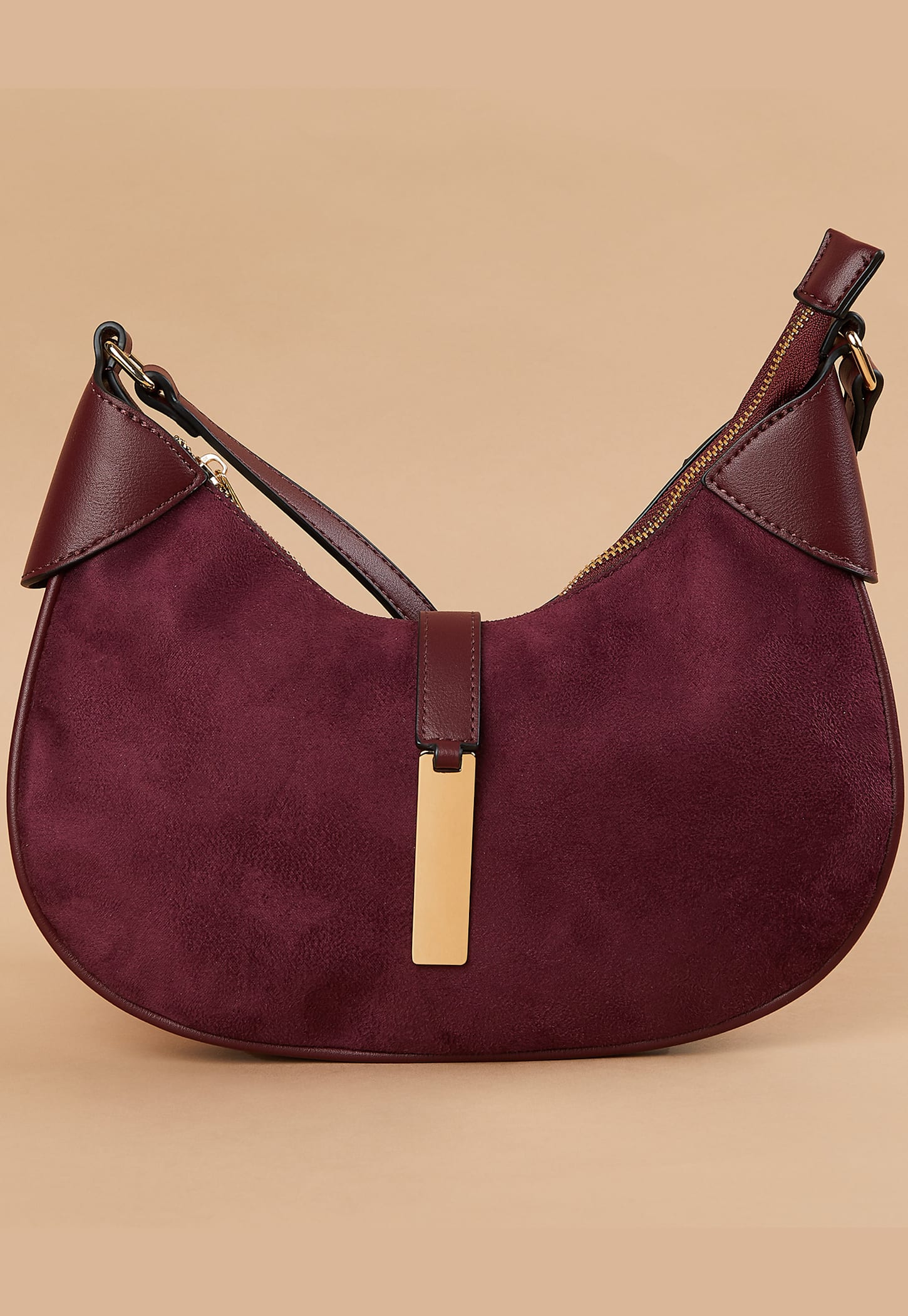 CODE Faux Suede Hobo Bag-picture-43