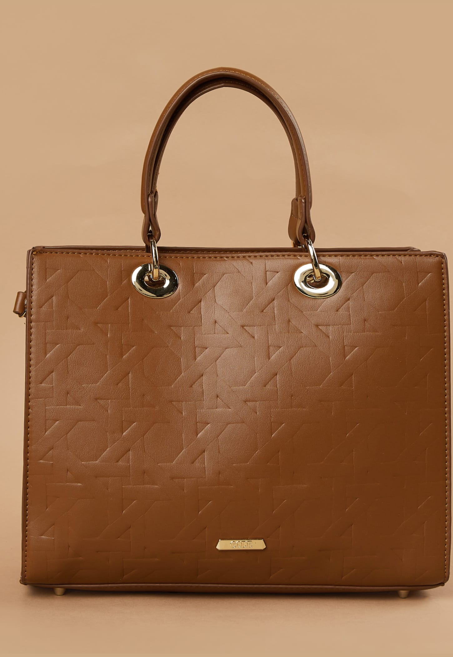 CODE Geometric Textured Handheld Bag-picture-23