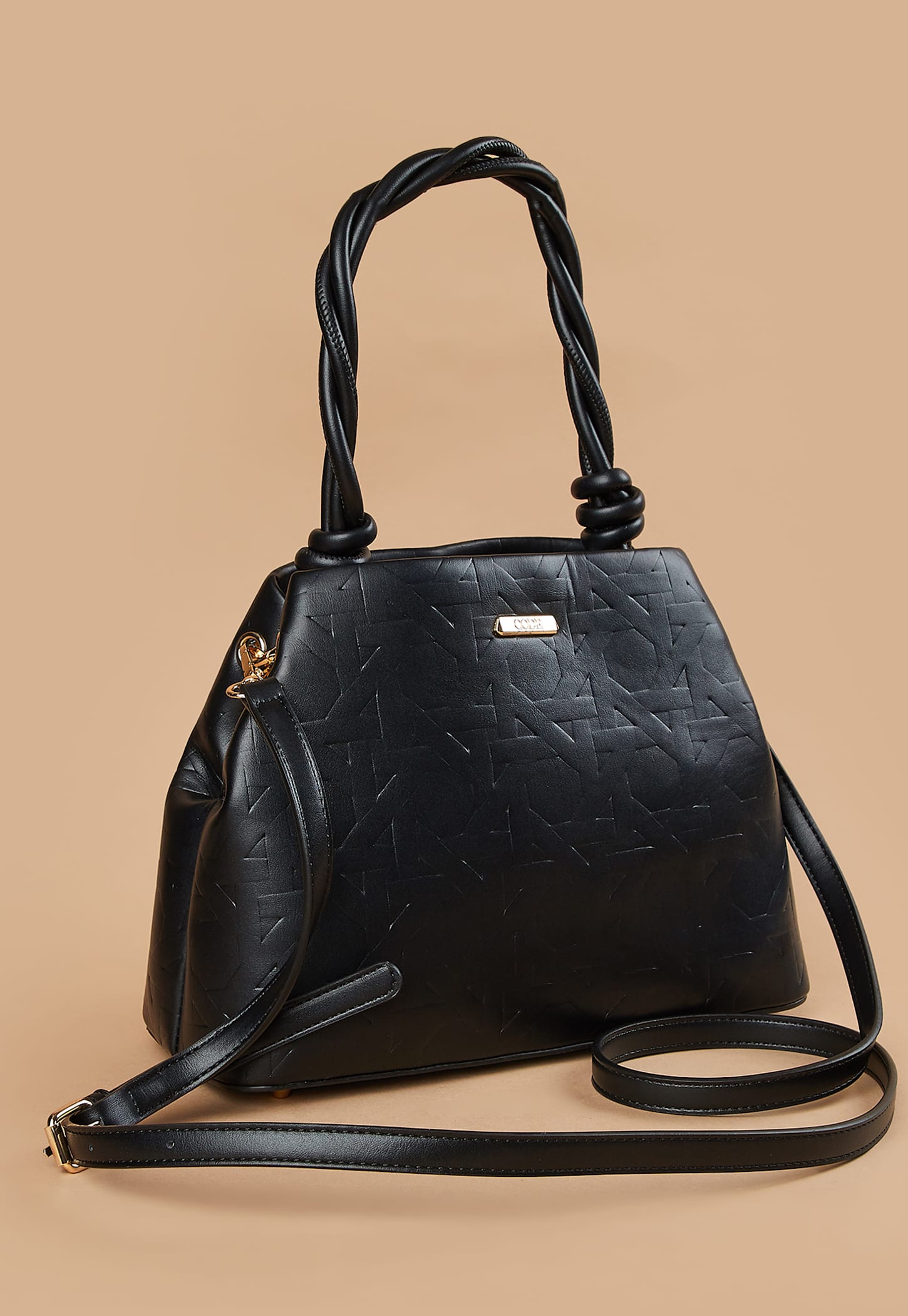 CODE Geometric Textured Handheld Bag-picture-43
