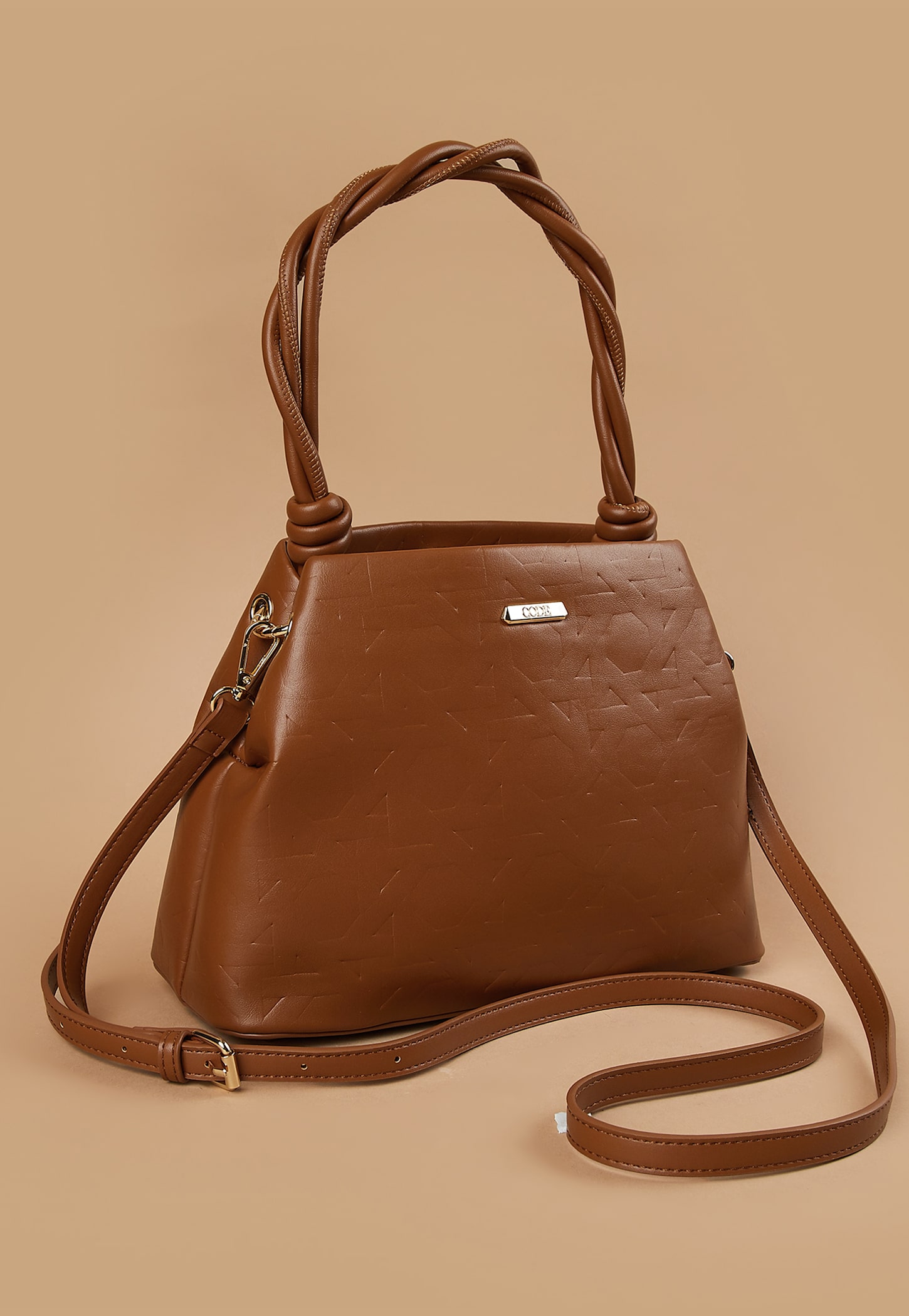 CODE Geometric Textured Handheld Bag-picture-15