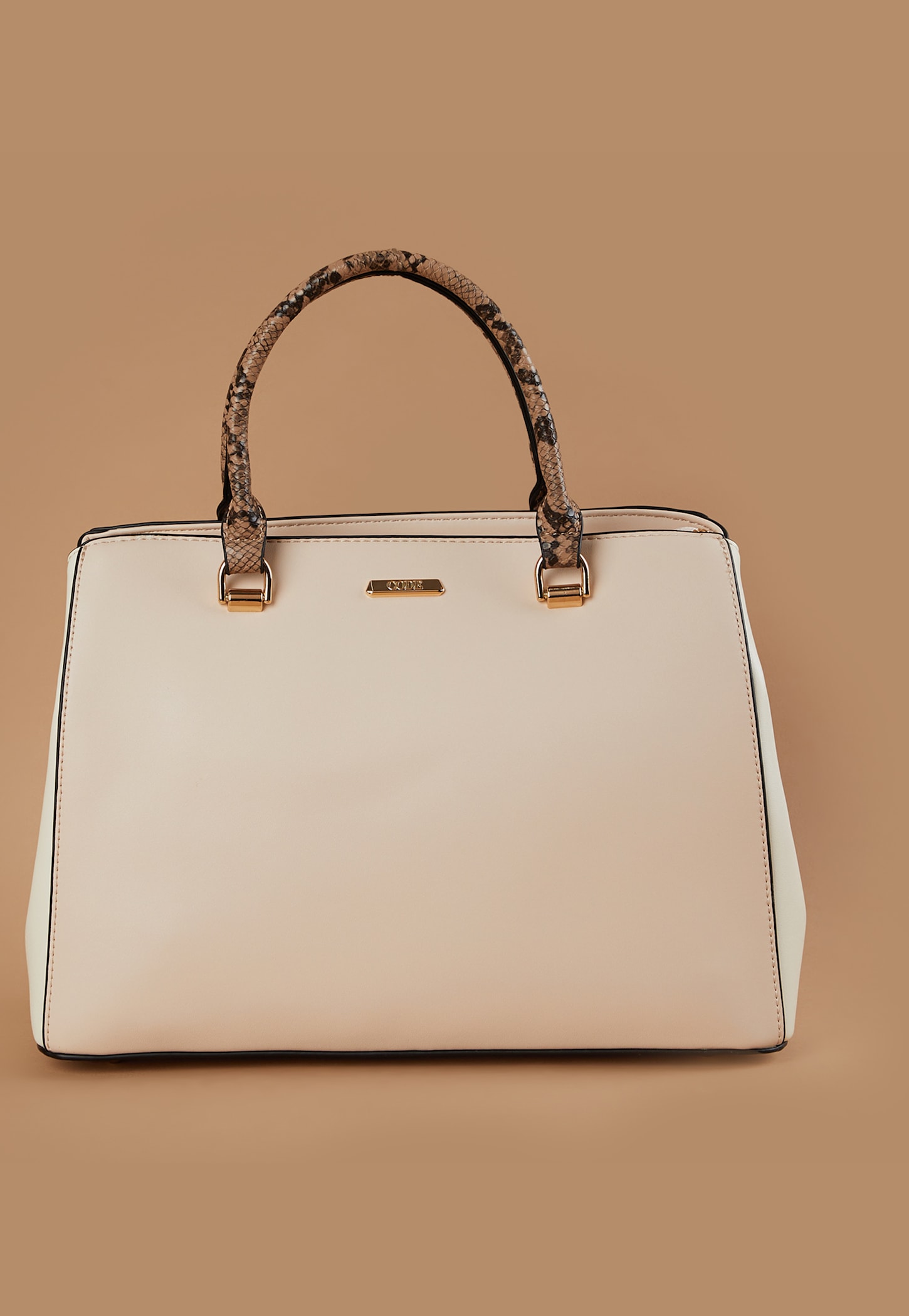 CODE Handheld Bag with Embossed Handles-image-9
