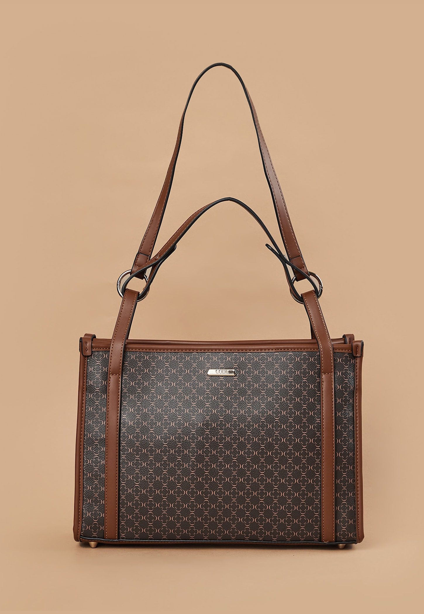 CODE Geometric Print Shoulder Bag-picture-19