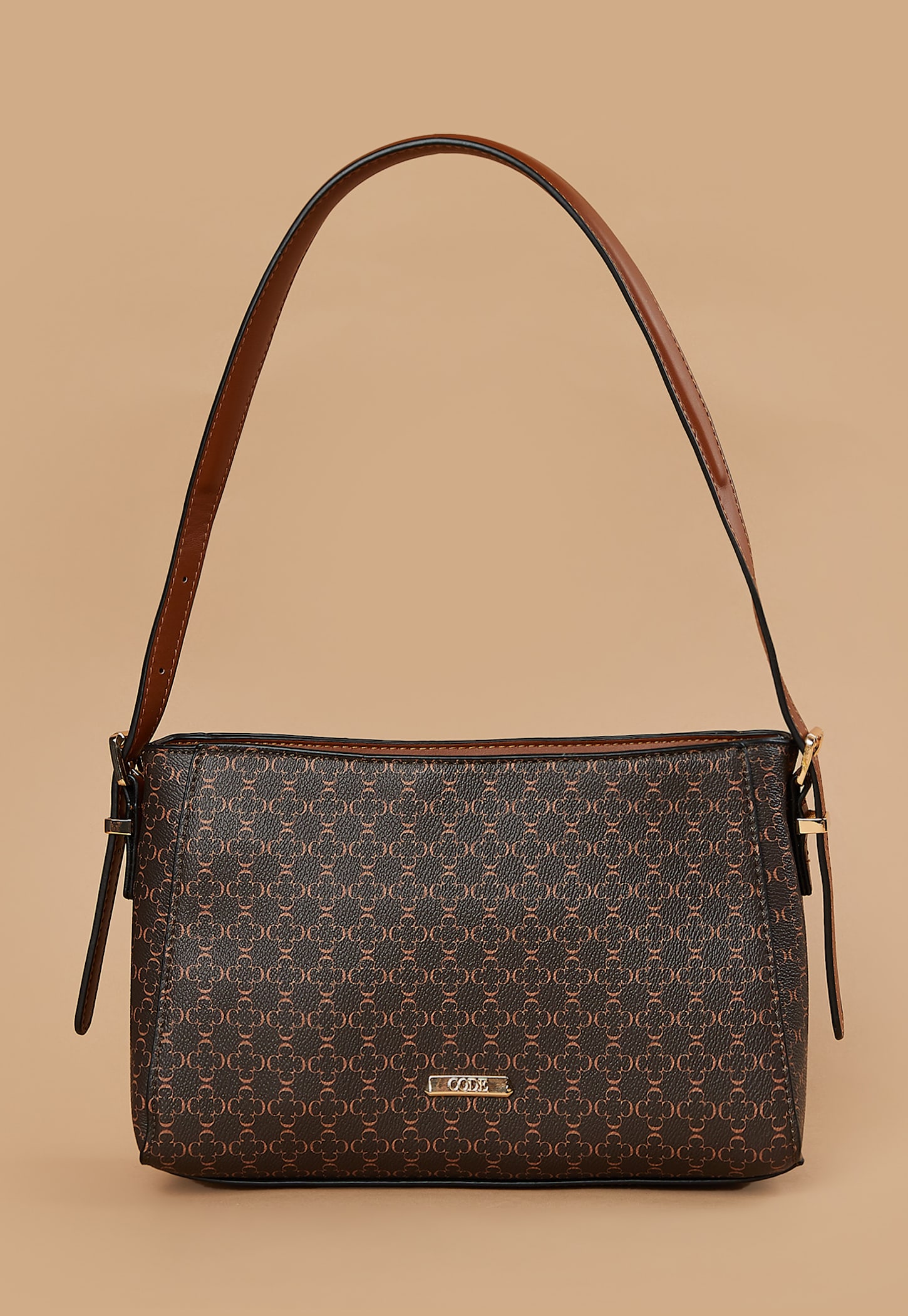 CODE Geometric Print Shoulder Bag-picture-21