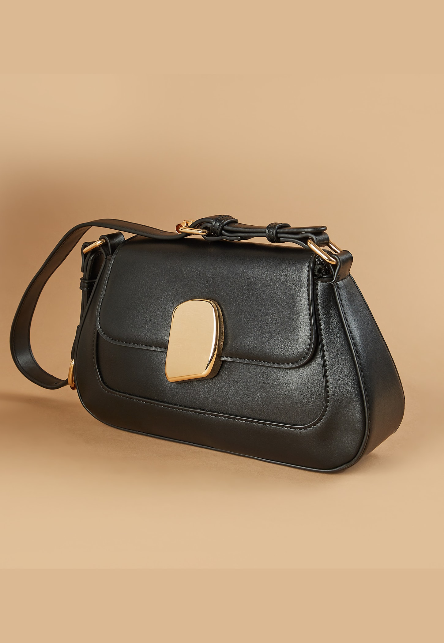 GINGER Shoulder Bag with Metallic Accent-picture-37