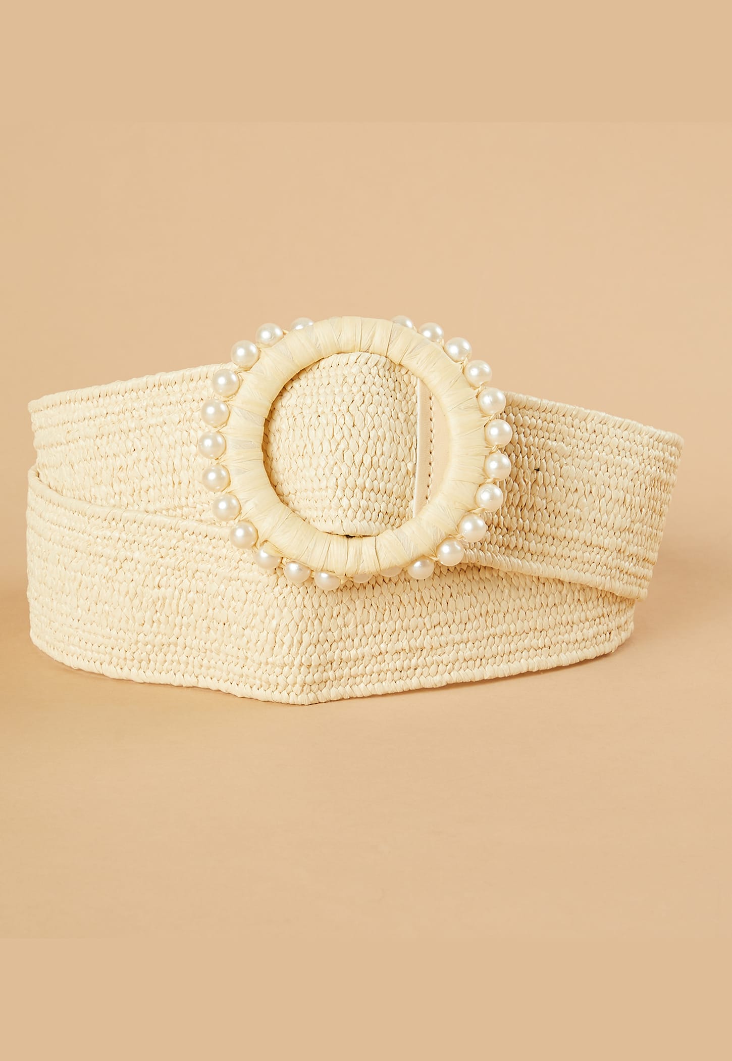 GINGER Braided Belt with Pearl Buckle-image-8