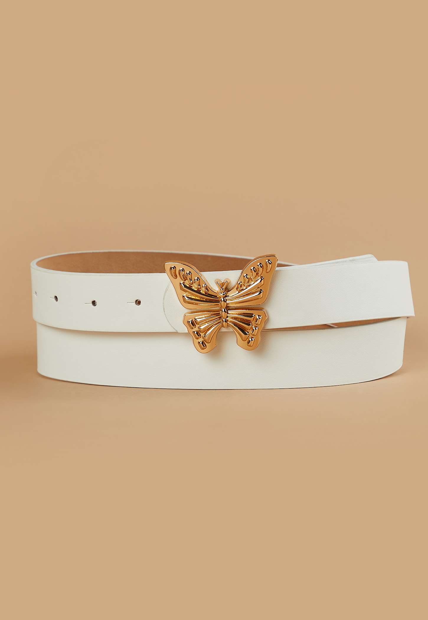 GINGER Solid Belt with Butterfly Buckle-picture-40