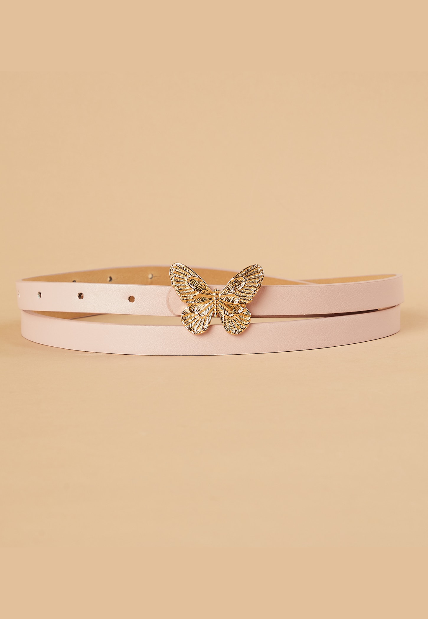 GINGER Solid Belt with Butterfly Buckle-picture-16