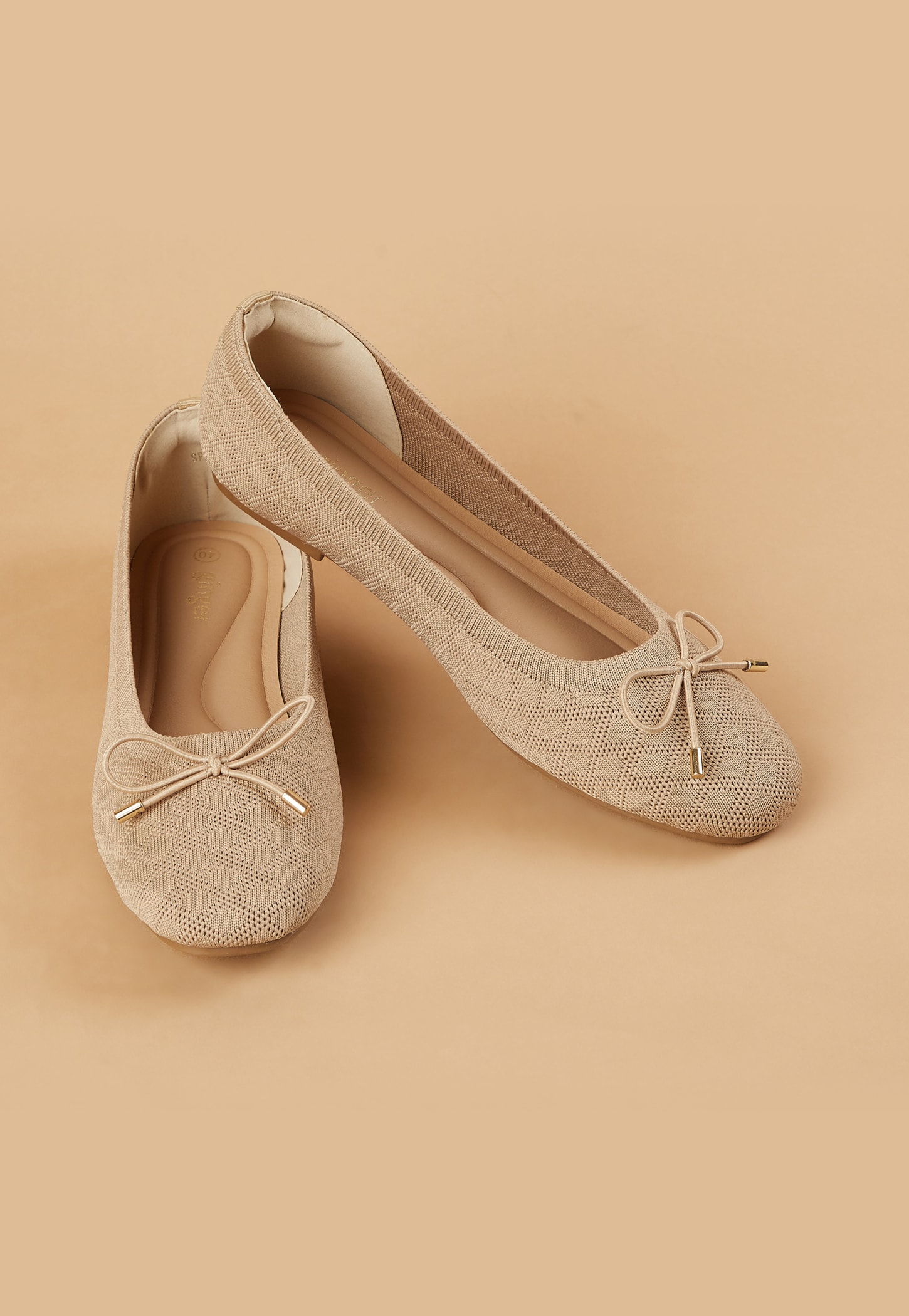 GINGER Knitted Patterned Ballerinas-picture-31