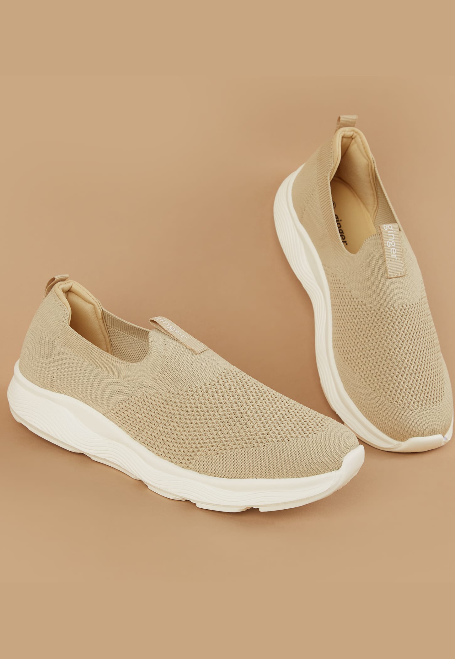 GINGER Knitted Slip-On Sneakers-picture-33