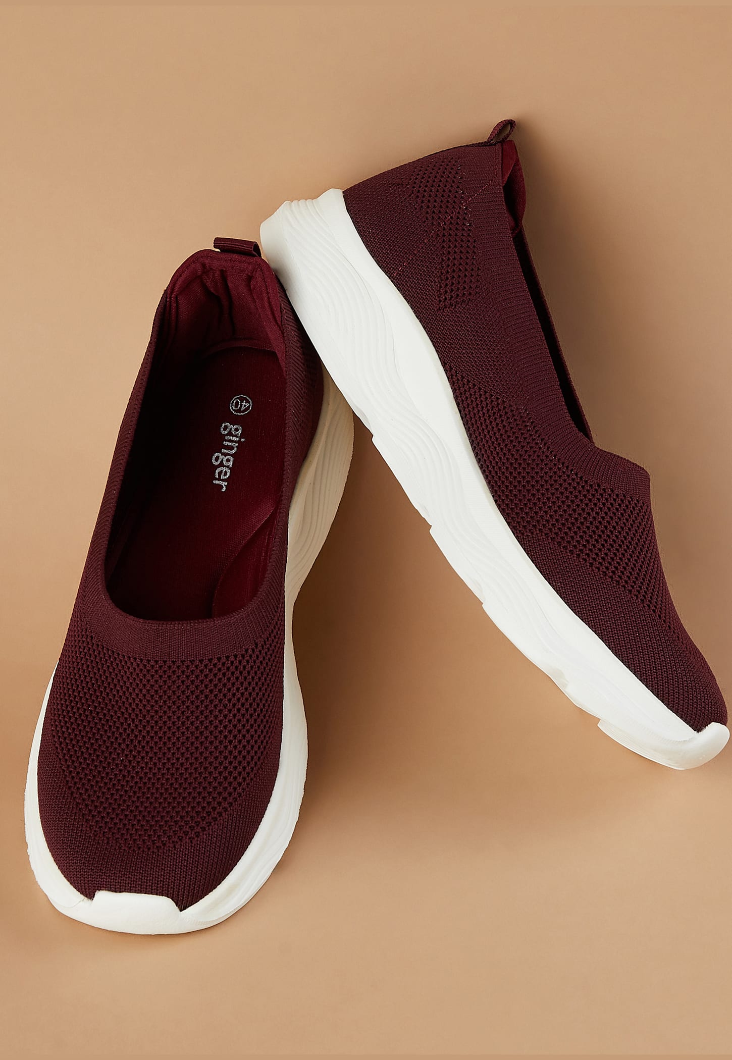GINGER Knitted Slip-On Sneakers-picture-45