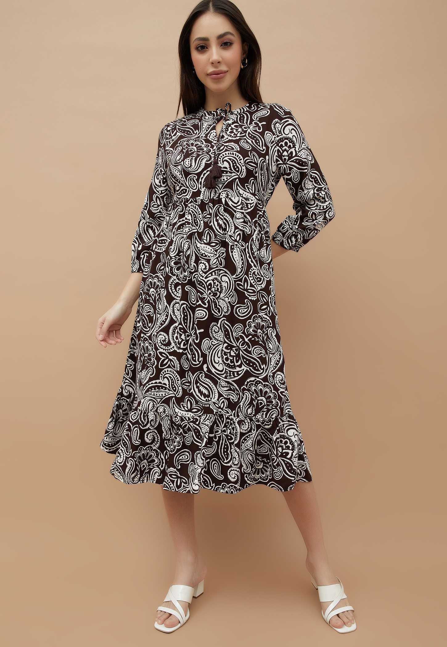 FAME FOREVER Paisley Print Midi Dress-picture-43