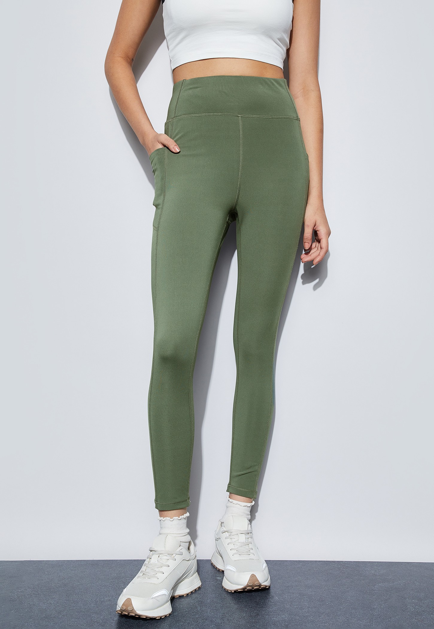 KAPPA Solid Leggings-image-13