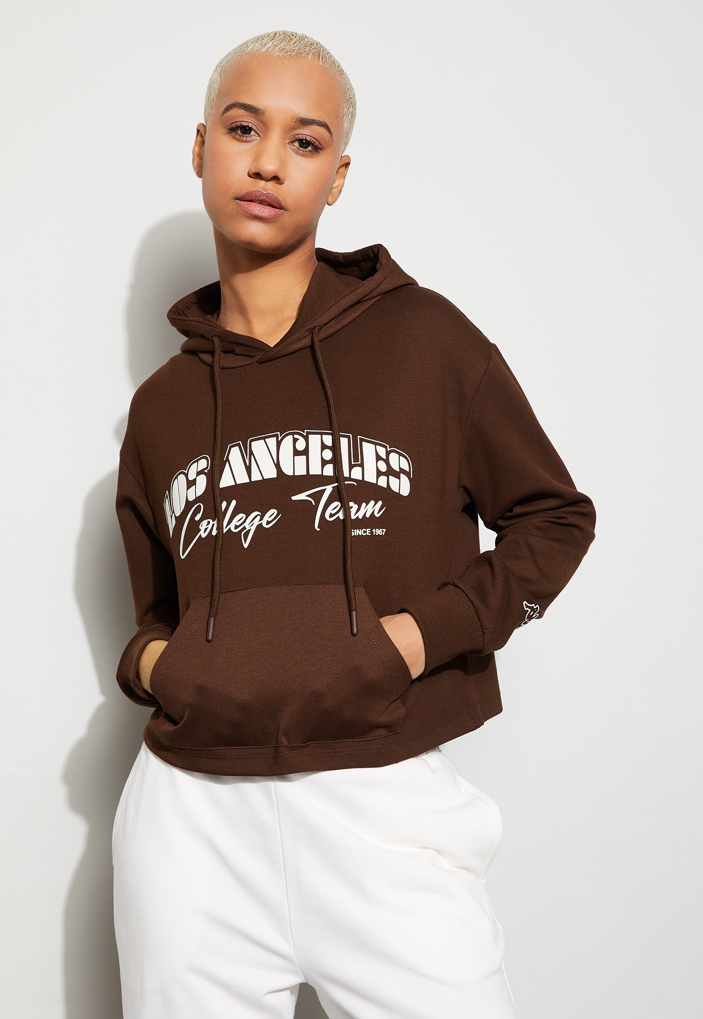 KAPPA Typographic Print Hooded Sweatshirt-image-13