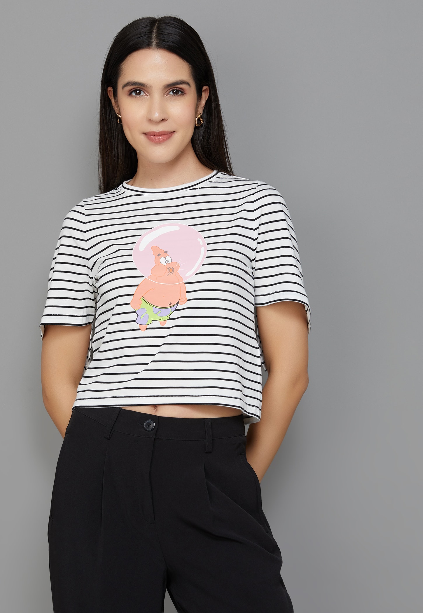ONLY SpongeBob Crop T-shirt-picture-10