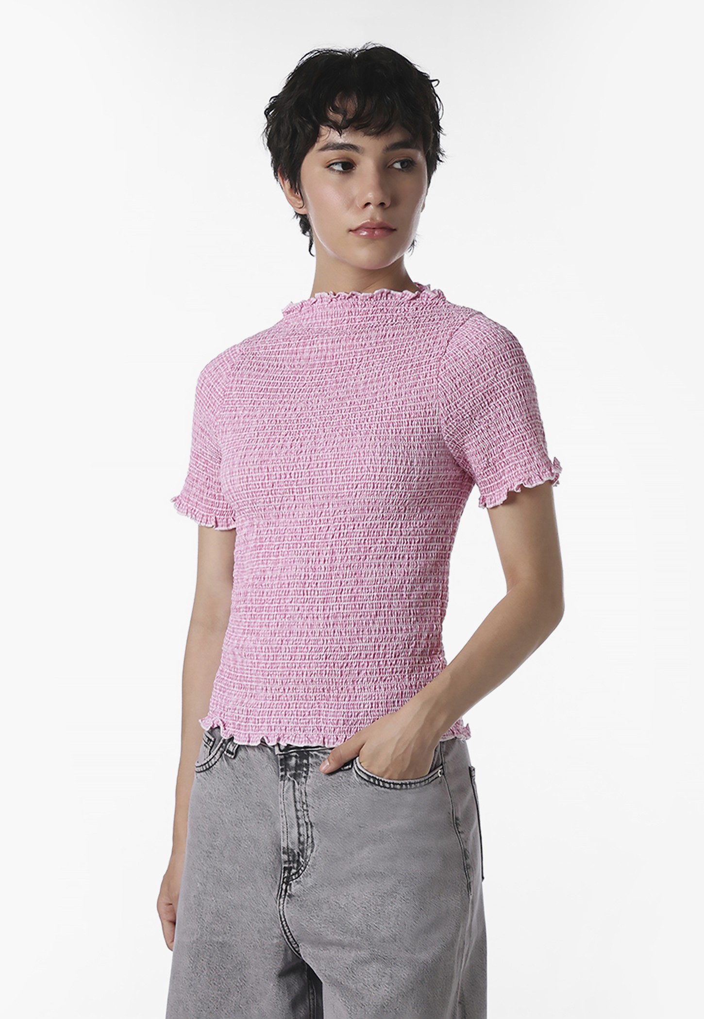 ONLY Smocked Top-picture-26