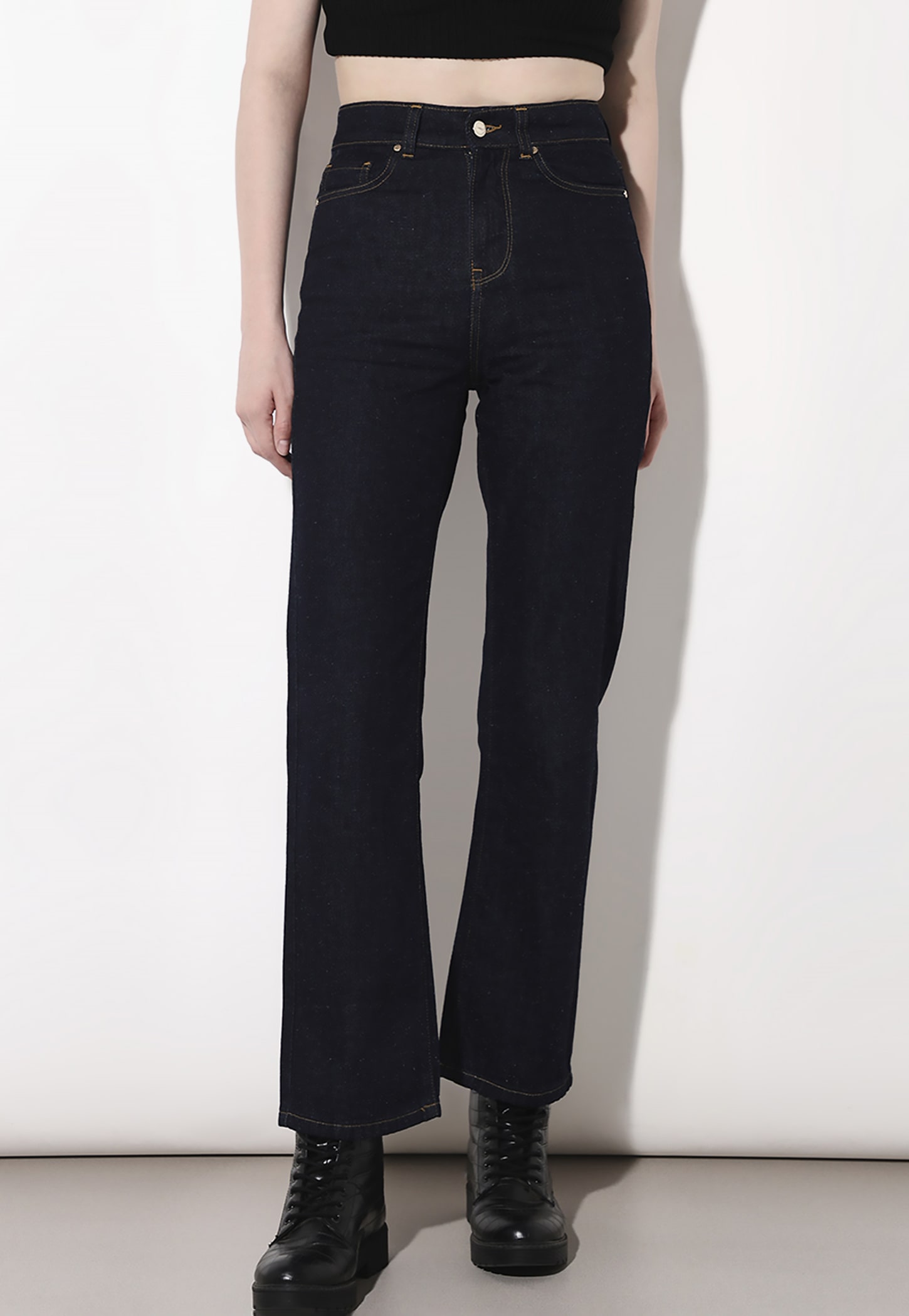 ONLY Darkwashed Straight Fit Jeans-picture-34