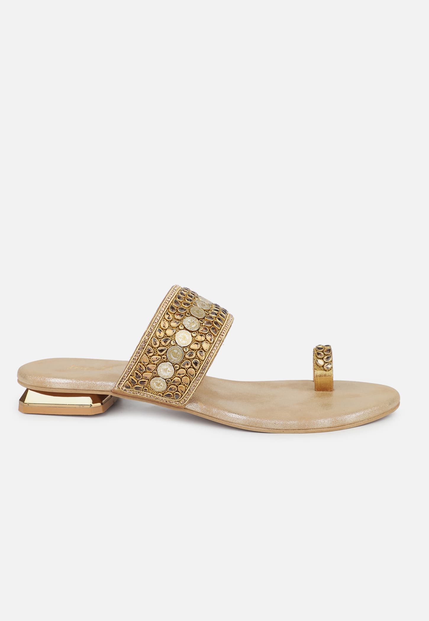 INC.5 Embellished One Toe Flats-picture-15